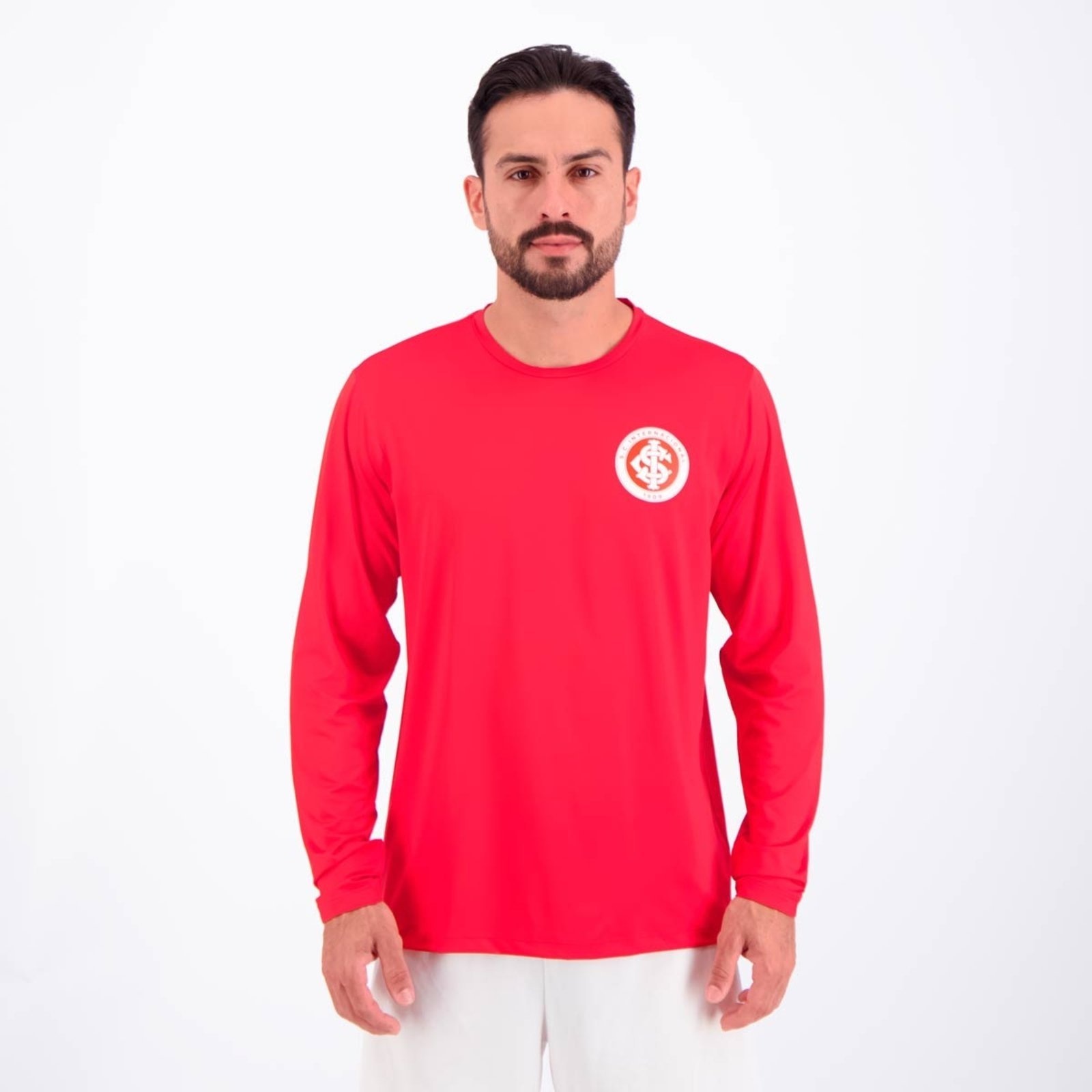 Imagem principal Camisa Internacional UV Manga Longa Vermelha Betel vermelho