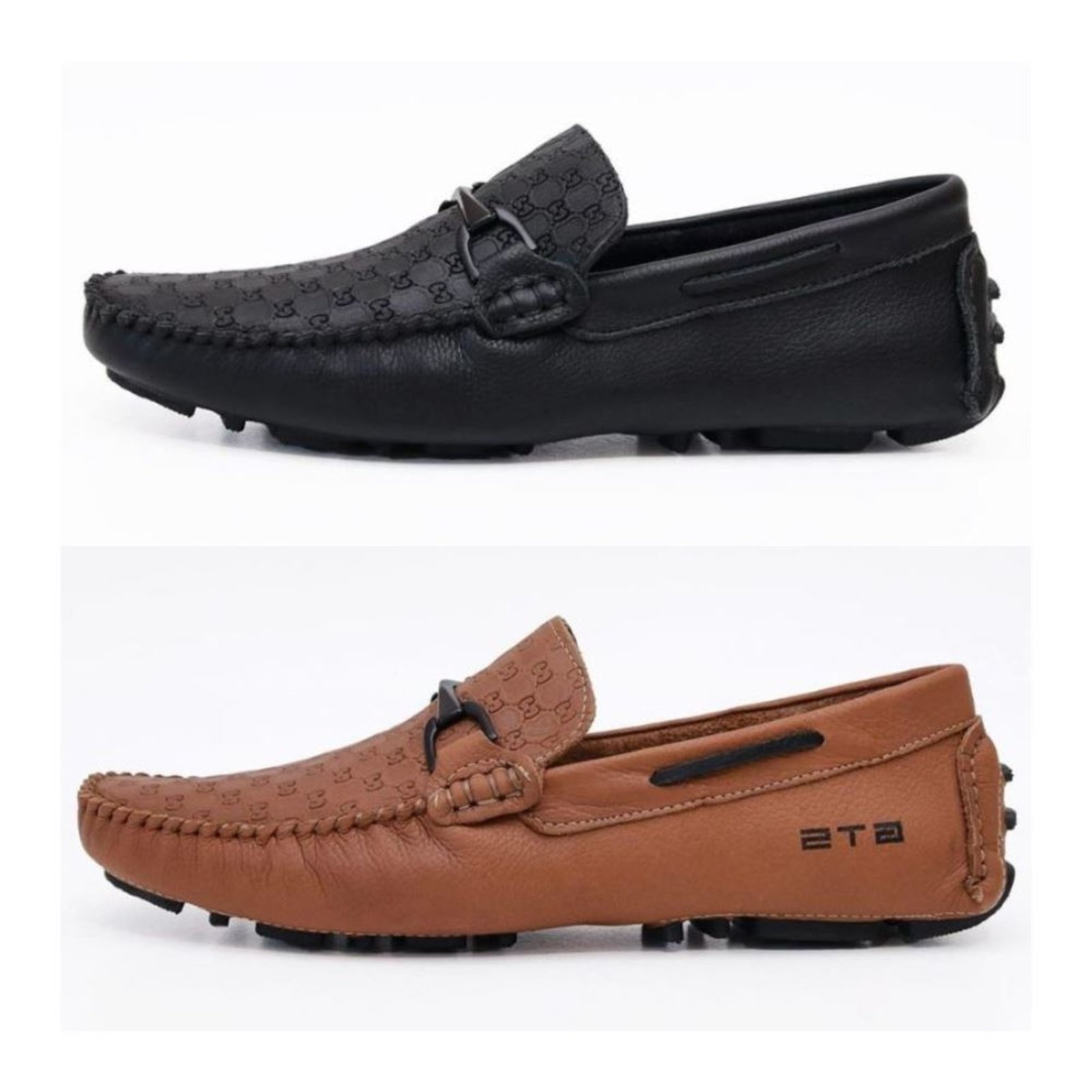 Imagem principal Kit 02 Prs Mocassim Driver Masculino Clube do Sapato de Franca DFT KIT Skyline Preto/Castor Clube do Sapato de Franca multicolorido