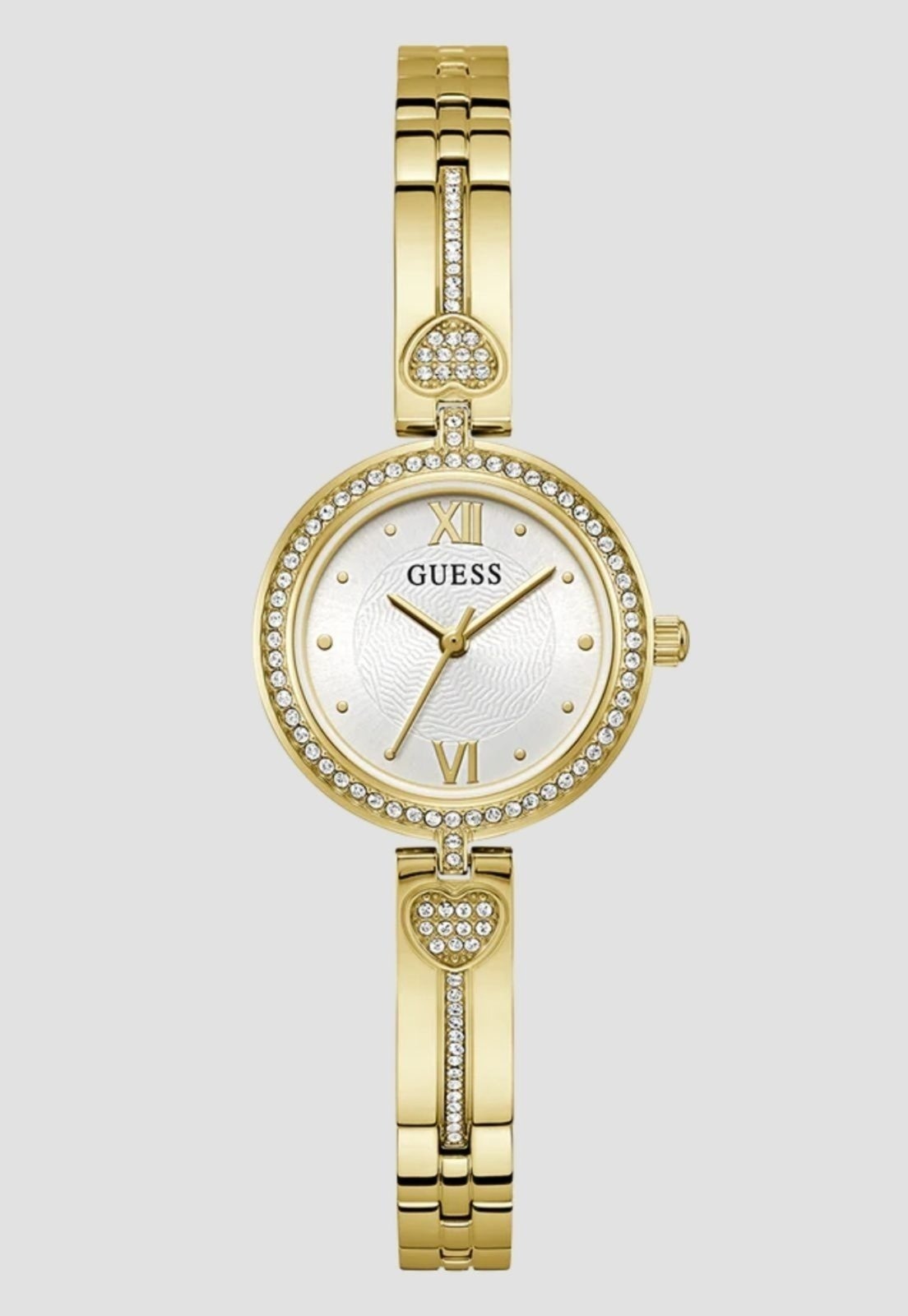 Imagem principal Relógio Guess Redondo Coração Cristal Guess dourado