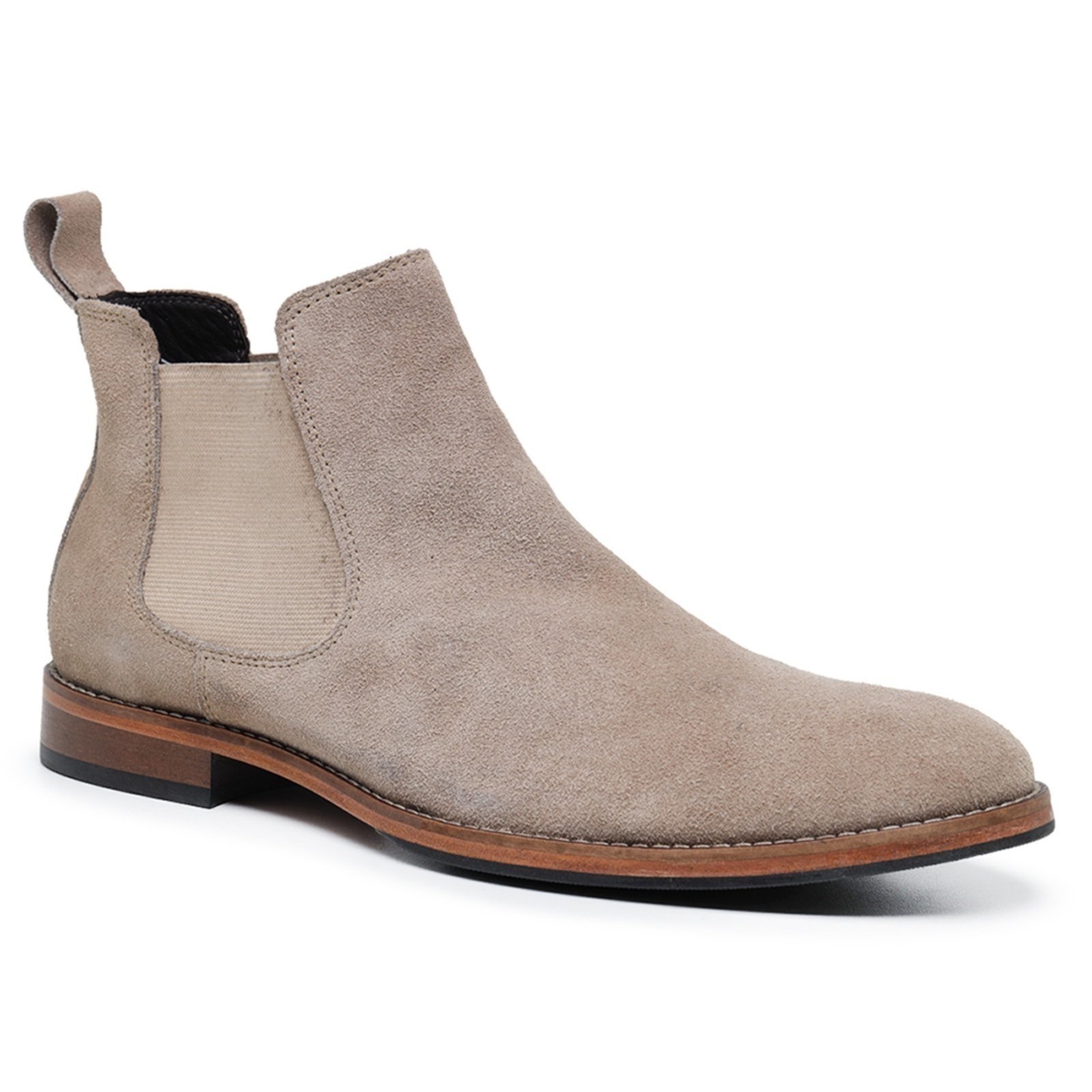 Imagem principal Bota Social Masculina Chelsea Couro Sola Couro 68802BG Malbork bege