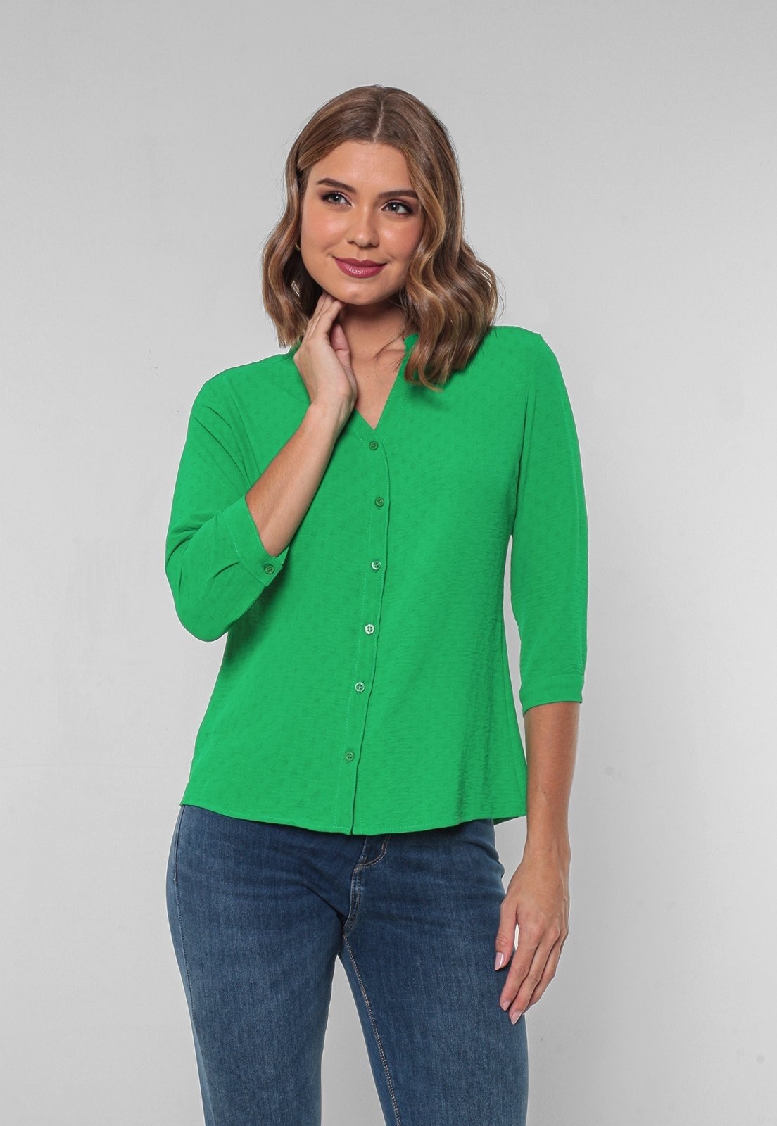 Imagem principal Camisa Intens Manga 3/4 Duna Intens verde