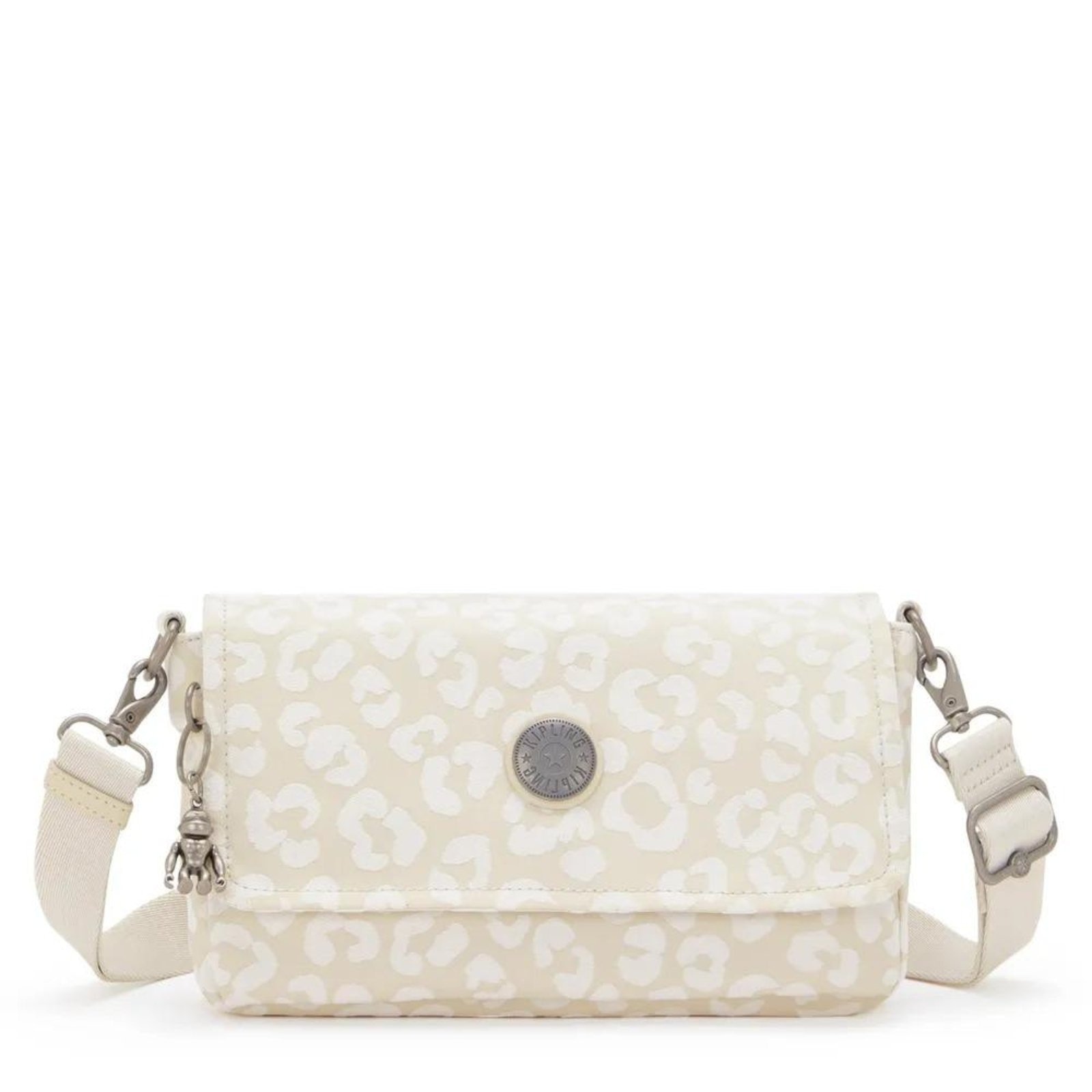 Imagem principal Bolsa Kipling Aras White Cheetah J Kipling bege white
