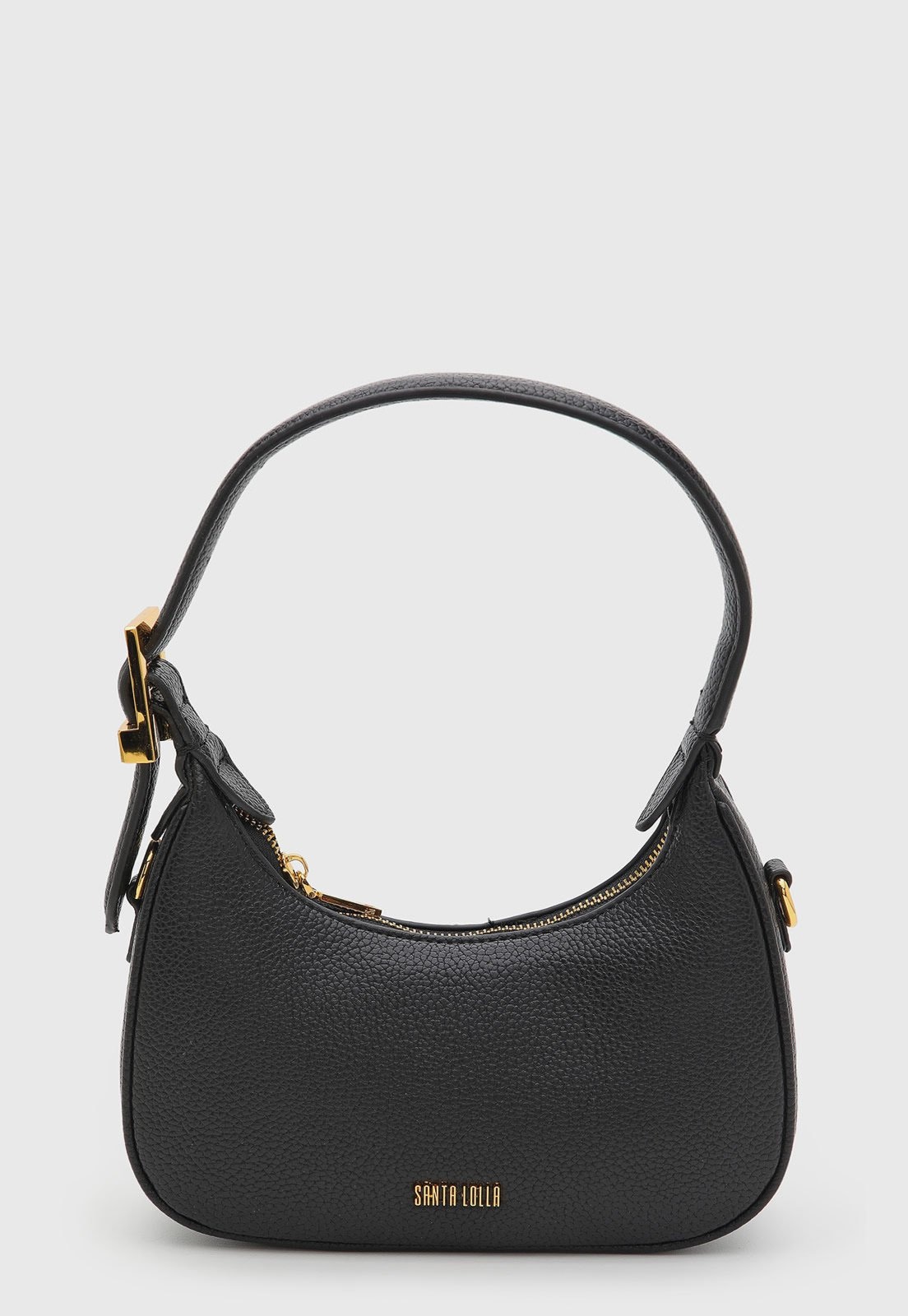 Imagem principal Bolsa Feminina Santa Lolla Pequena Texturizada Preta Santa Lolla preto