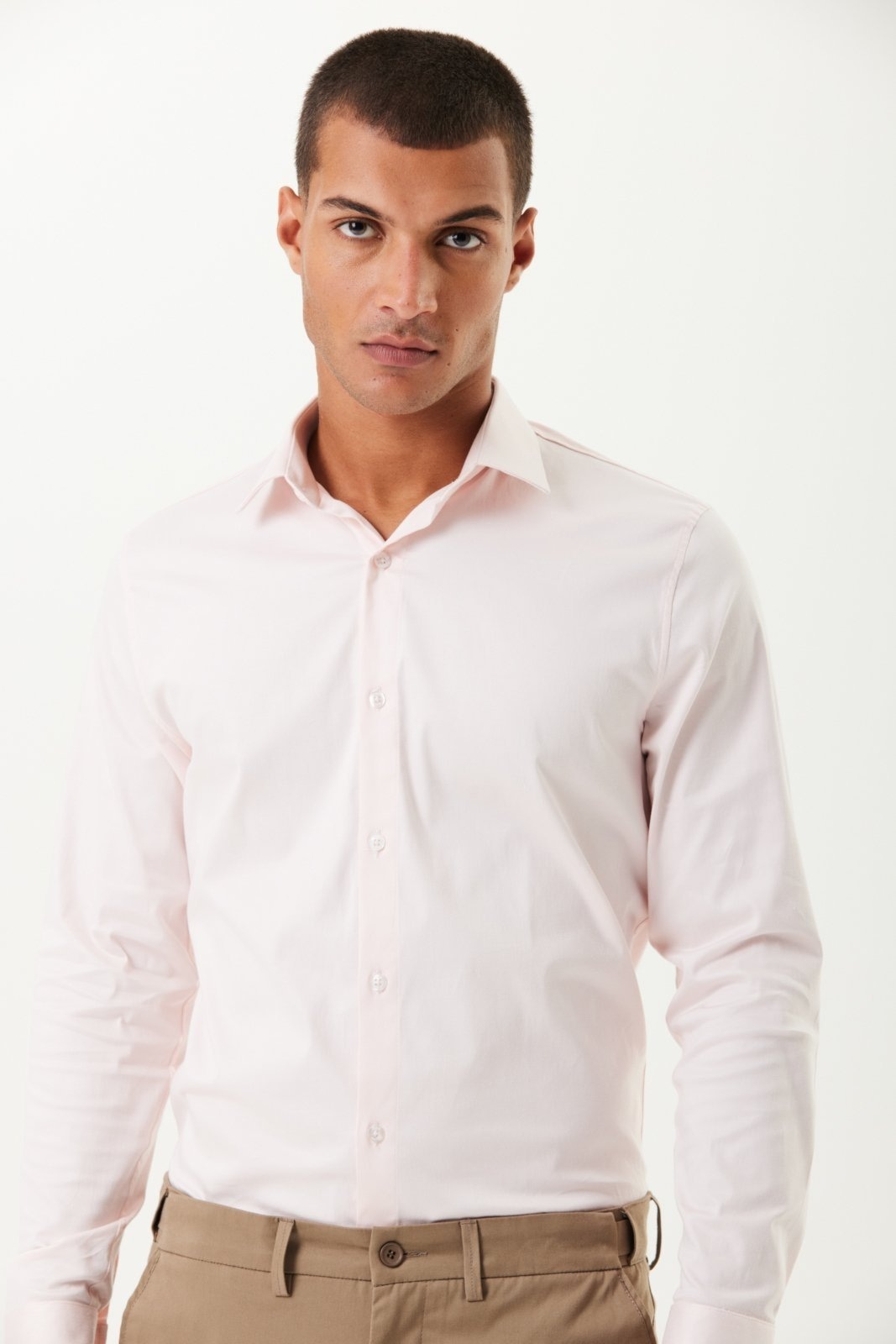 Imagem principal Camisa Traymon Regular Algodão Egípcio Claro Traymon rosa