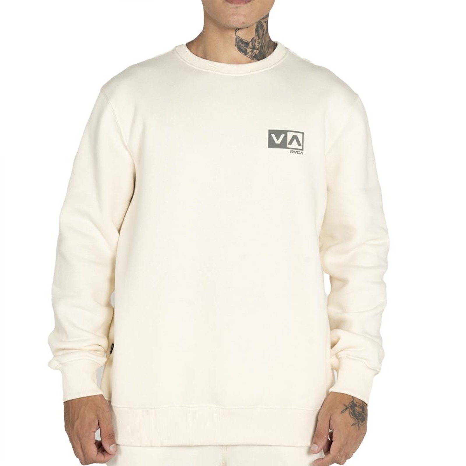Imagem principal Moletom RVCA Careca Mini Balance Box Crew WT25 Off White RVCA off-white white