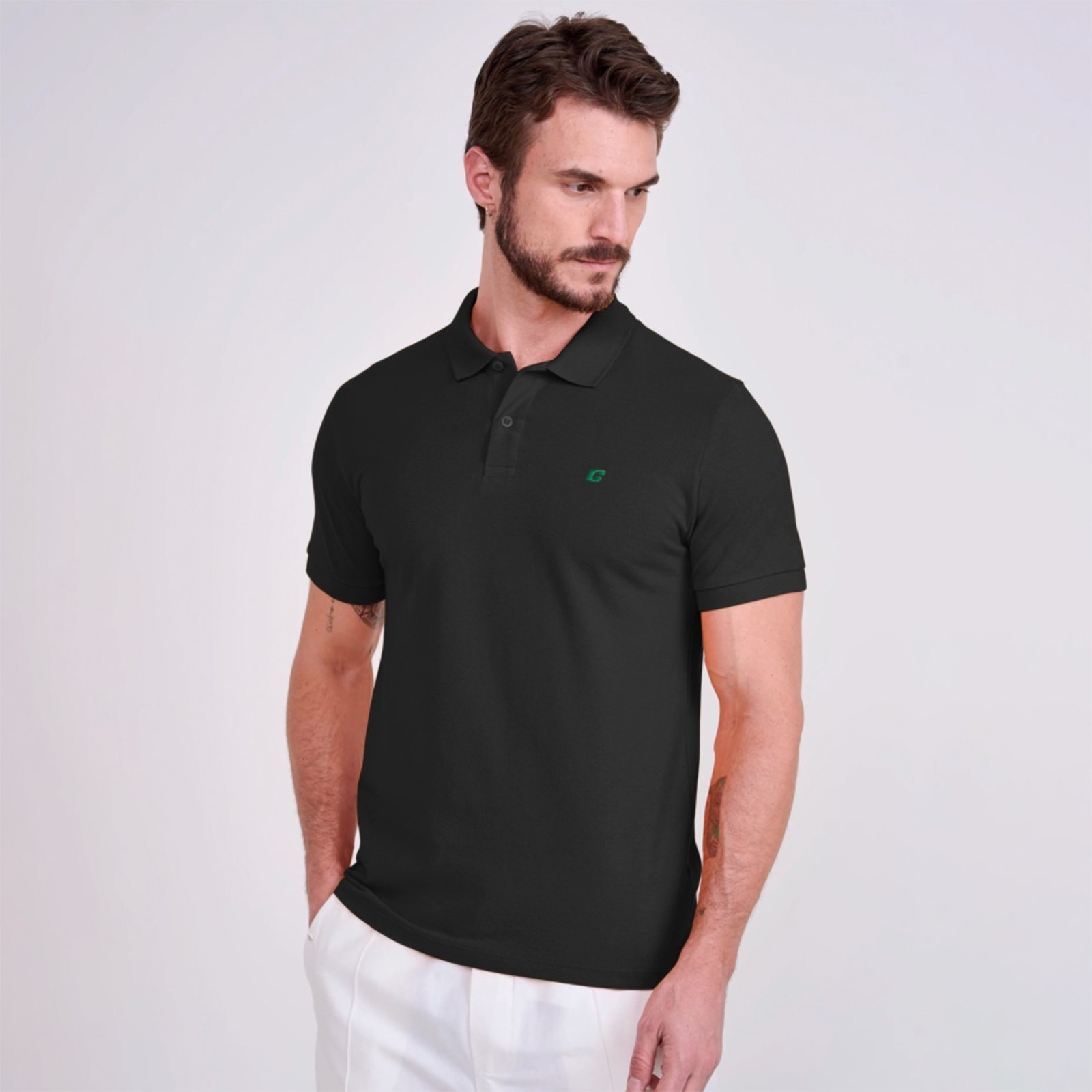 Imagem principal Camisa Polo Colcci Logo Ve26 Masculino Colcci preto