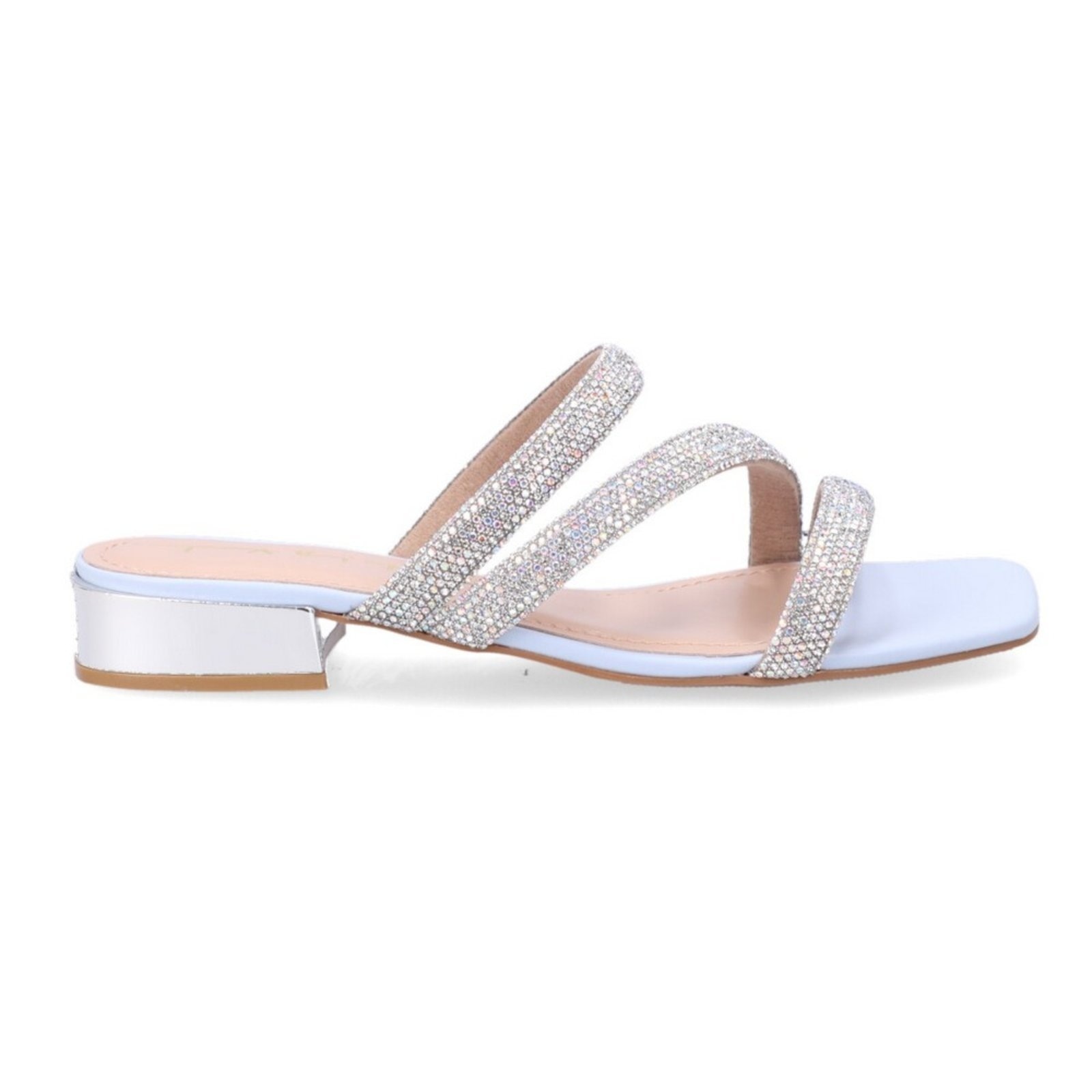 Imagem principal Tamanco Strass Tabita 9603535 Lilás Tabita branco