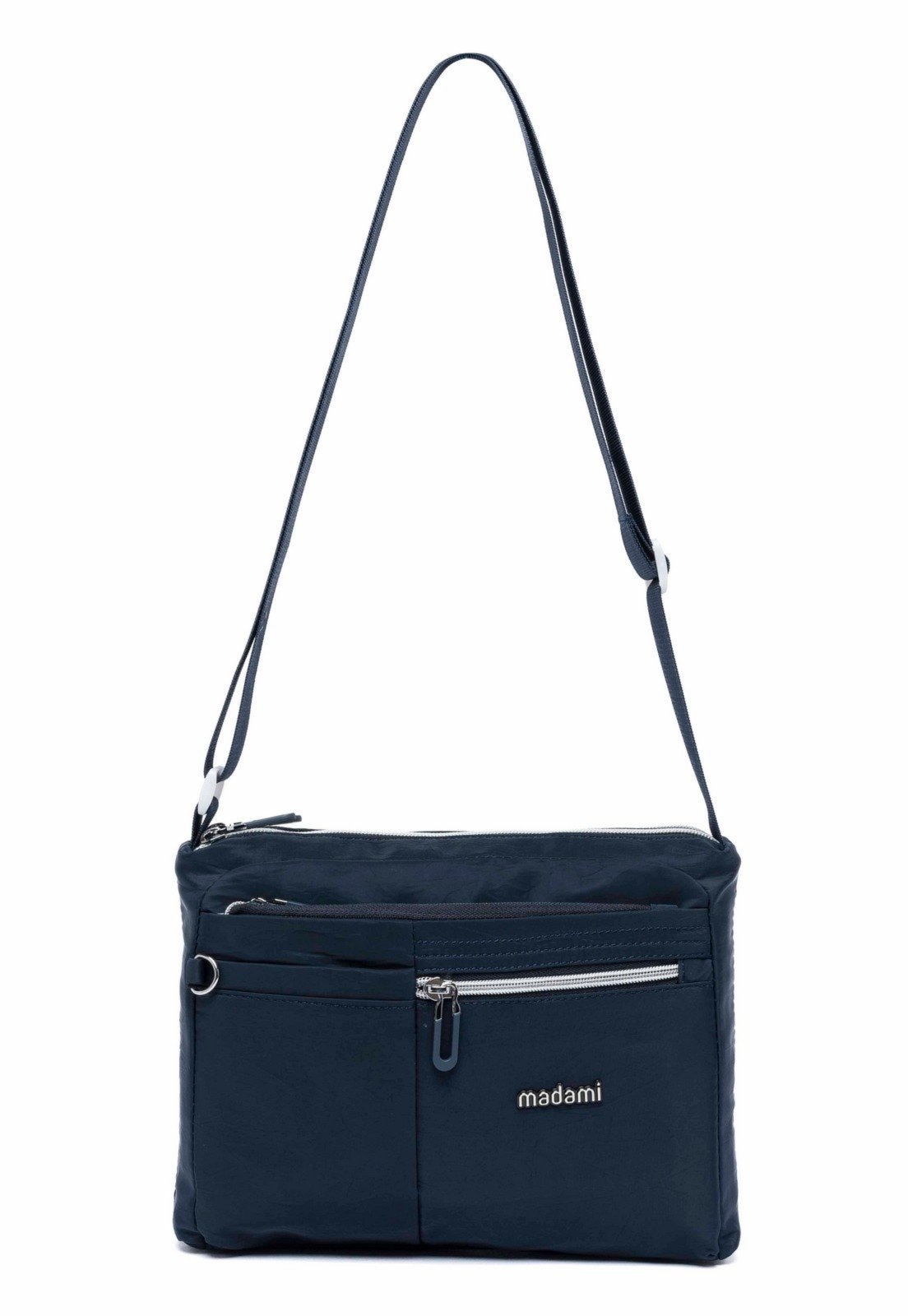 Imagem principal Bolsa Transversal Feminina Nécessaire Reforçada Espaçosa Madami azul marinho