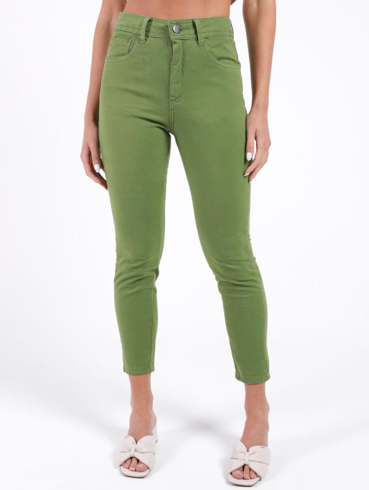Imagem principal Calça Mom Sarja Autentique Feminina Autentique verde