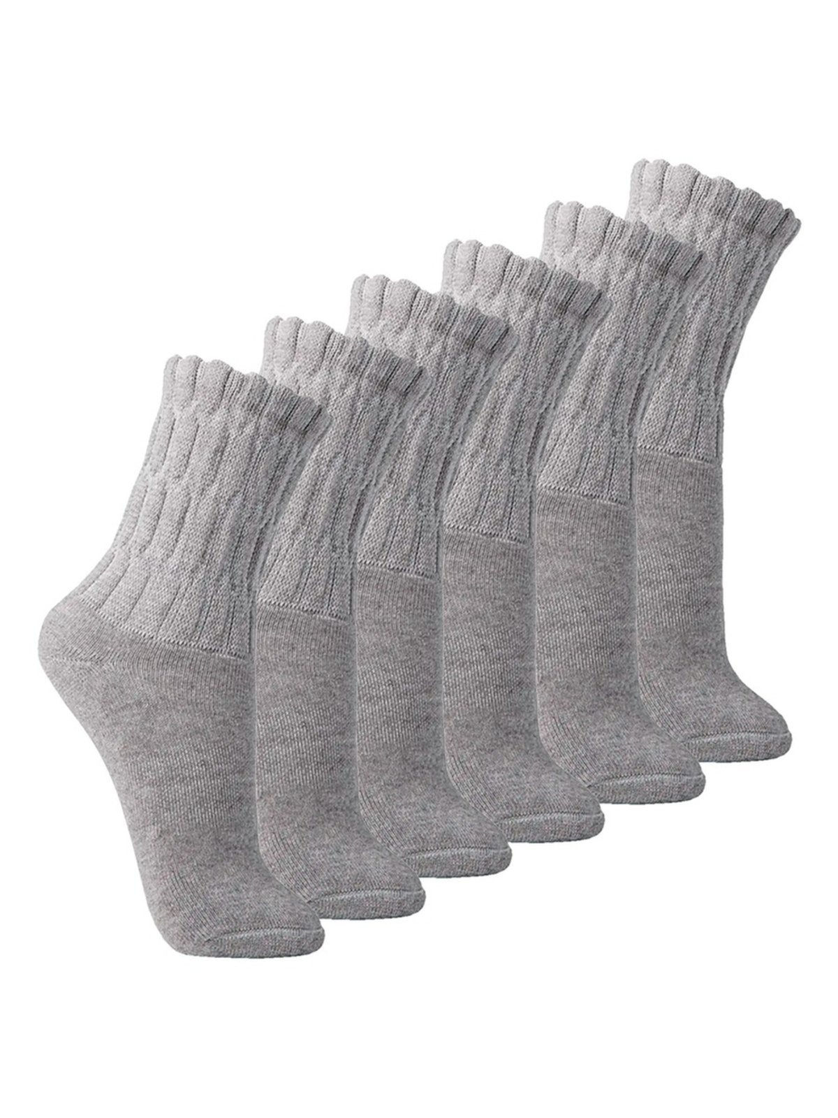 Imagem principal Kit com 6 Pares de Meias Aeróbica Lupo Lupo cinza