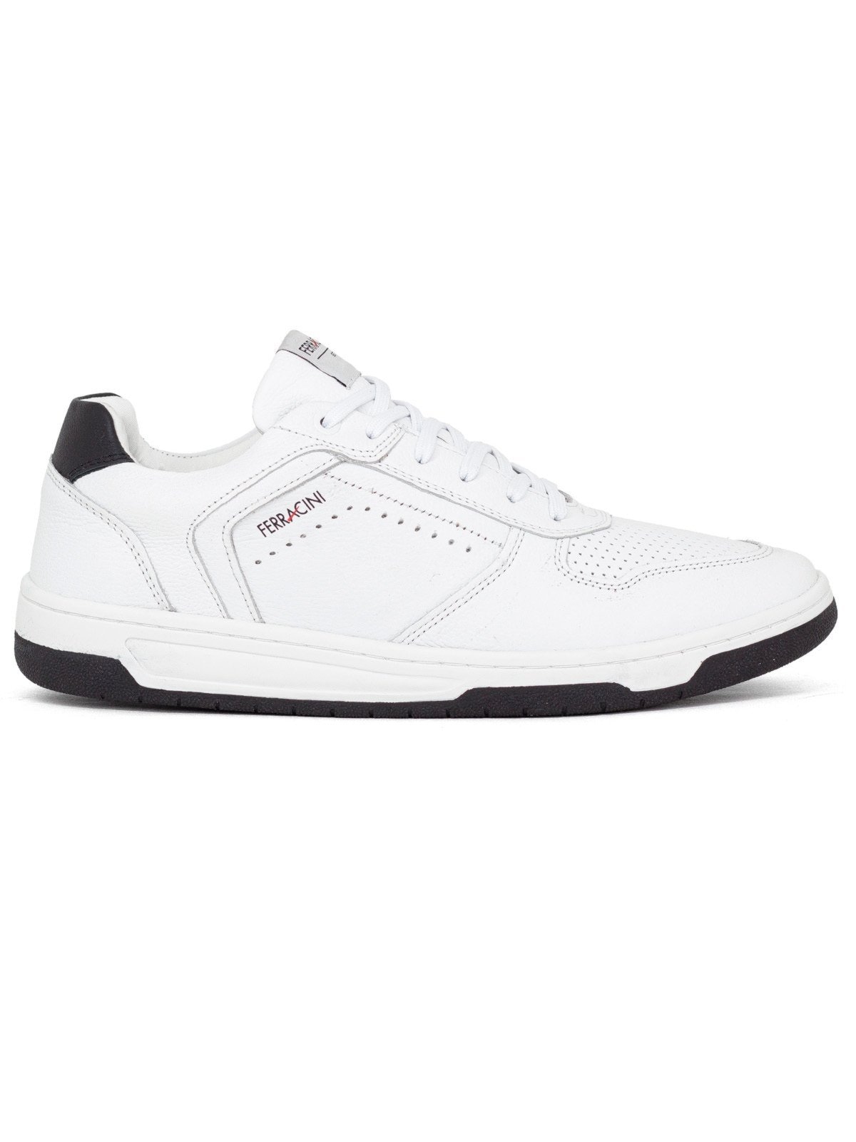 Imagem principal Sapatênis Ferracini 24h Vox Casual Couro Cadarço Elástico Masculino FERRACINI branco