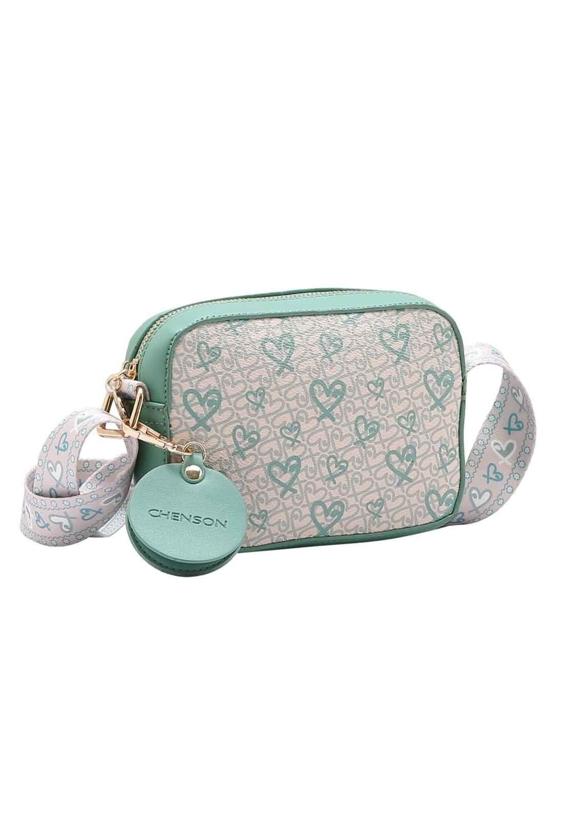 Imagem principal Bolsa Feminina Chenson Original Little Heart Transversal 3484968 Chenson verde