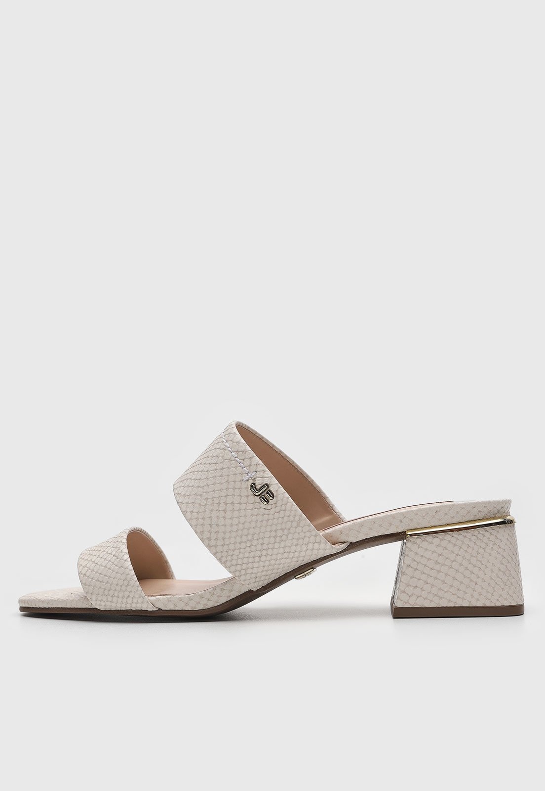 Imagem principal Tamanco Jorge Bischoff de Couro Snake Off-White Jorge Bischoff off-white white