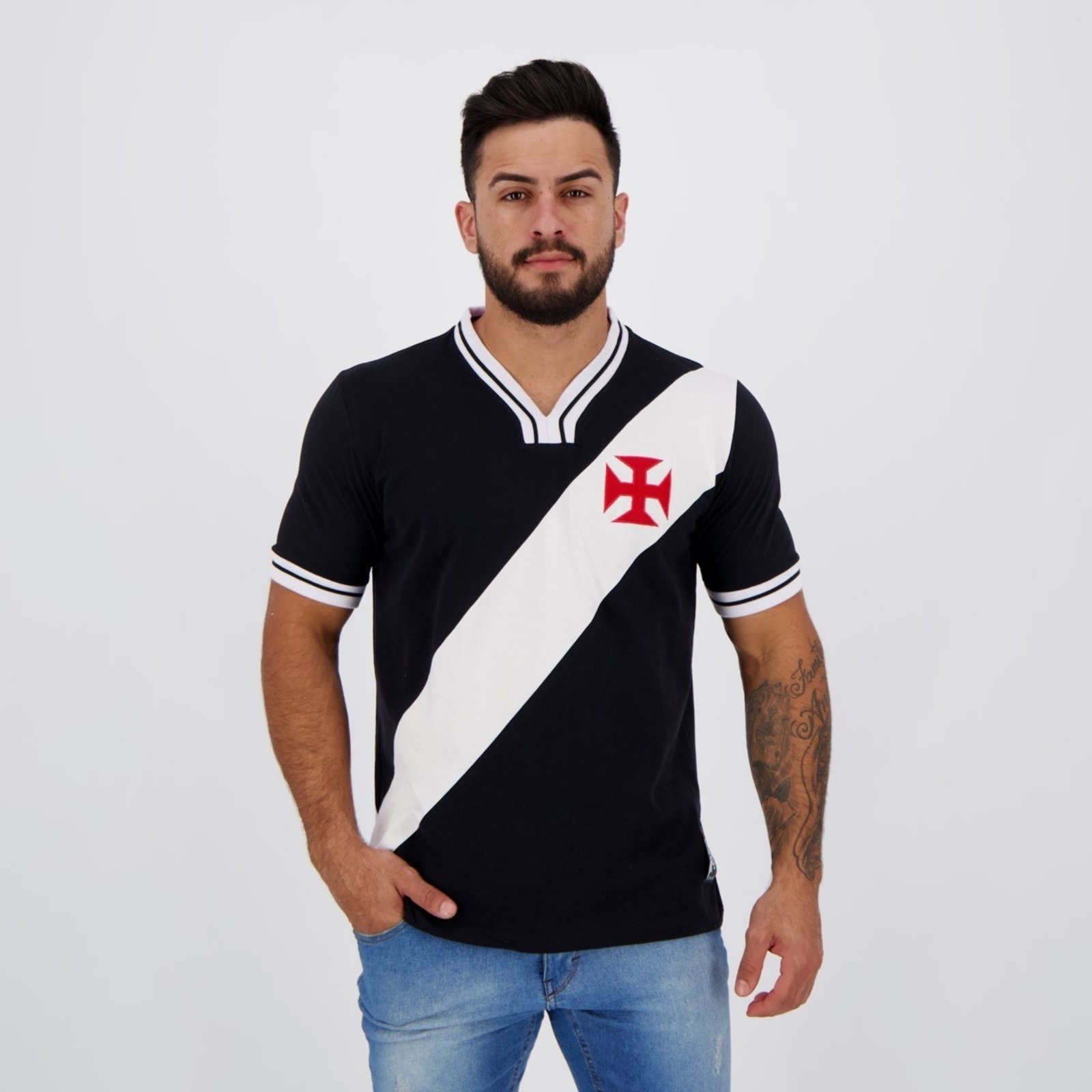 Imagem principal Camisa Vasco da Gama 74 Retrô braziline preto