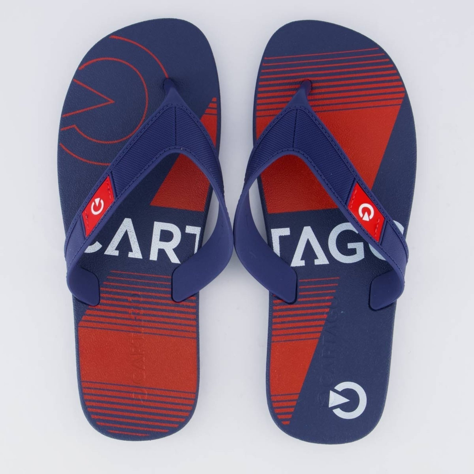 Imagem principal Chinelo Cartago Dakar Marinho e Vermelho CARTAGO azul marinho