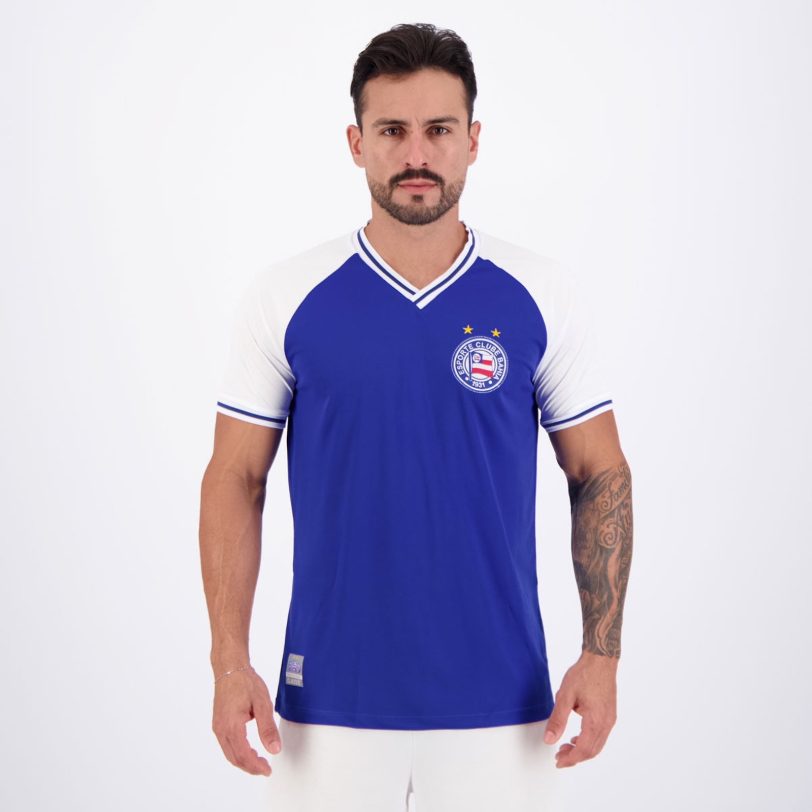 Imagem principal Camisa Bahia Retrô Raglan Retrômania azul