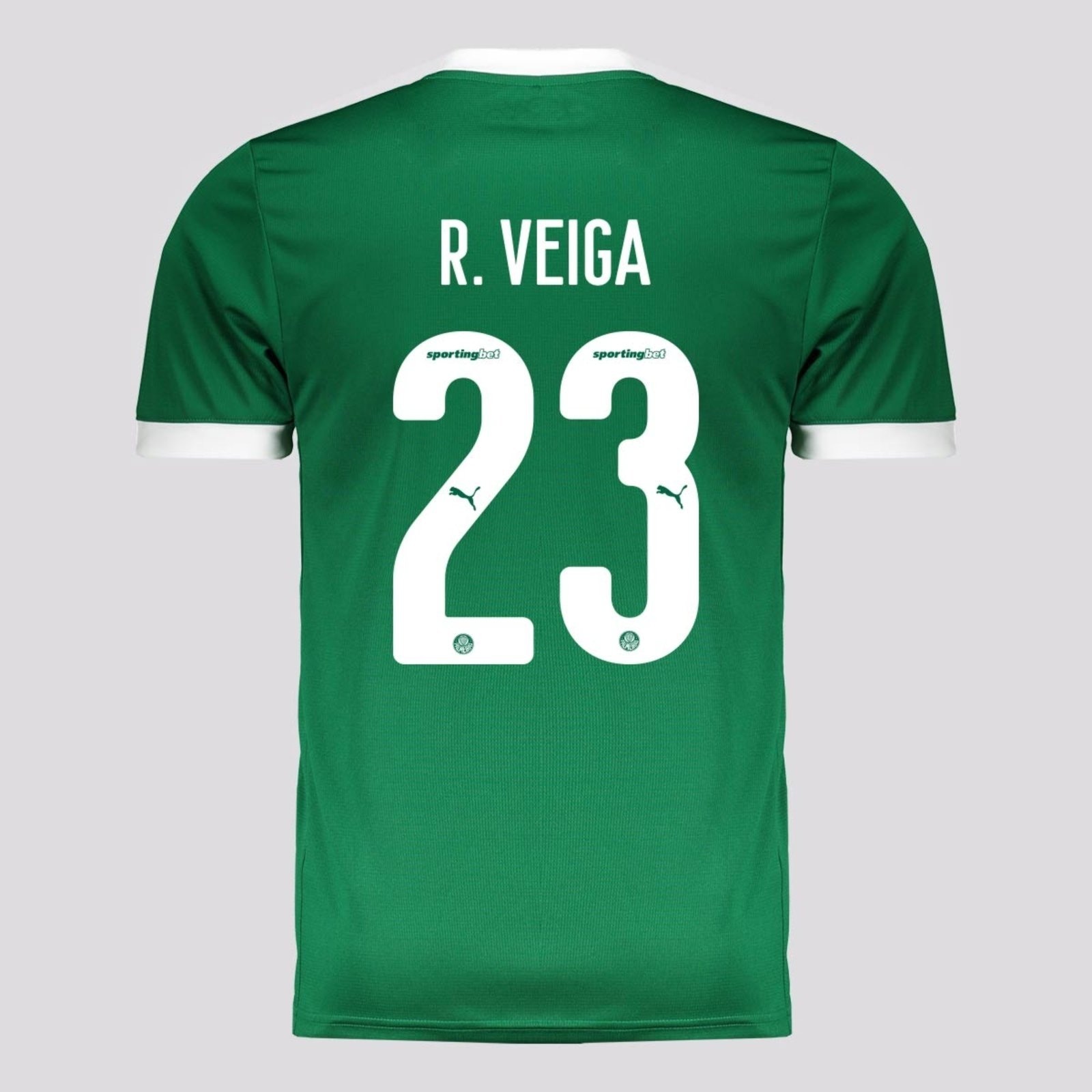 Imagem principal Camisa Puma Palmeiras I 2025 23 R. Veiga Puma verde