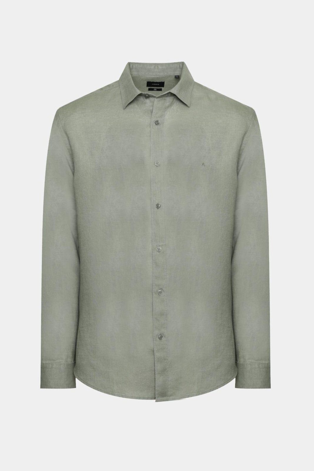 Imagem principal Camisa Aramis Manga Longa Slim em Linho Irlandês Aramis verde