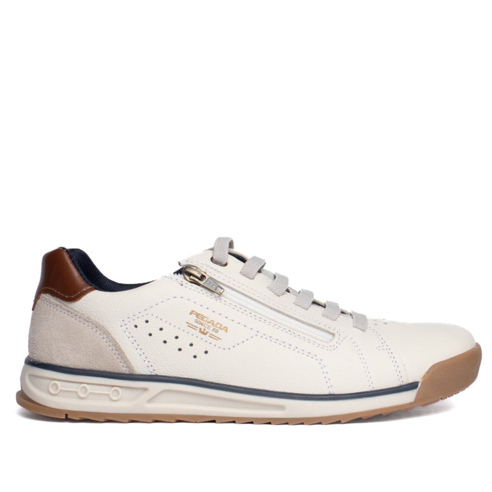 Imagem principal Sapatênis Masculino Pegada Bassik em Couro Off White PEGADA off-white white