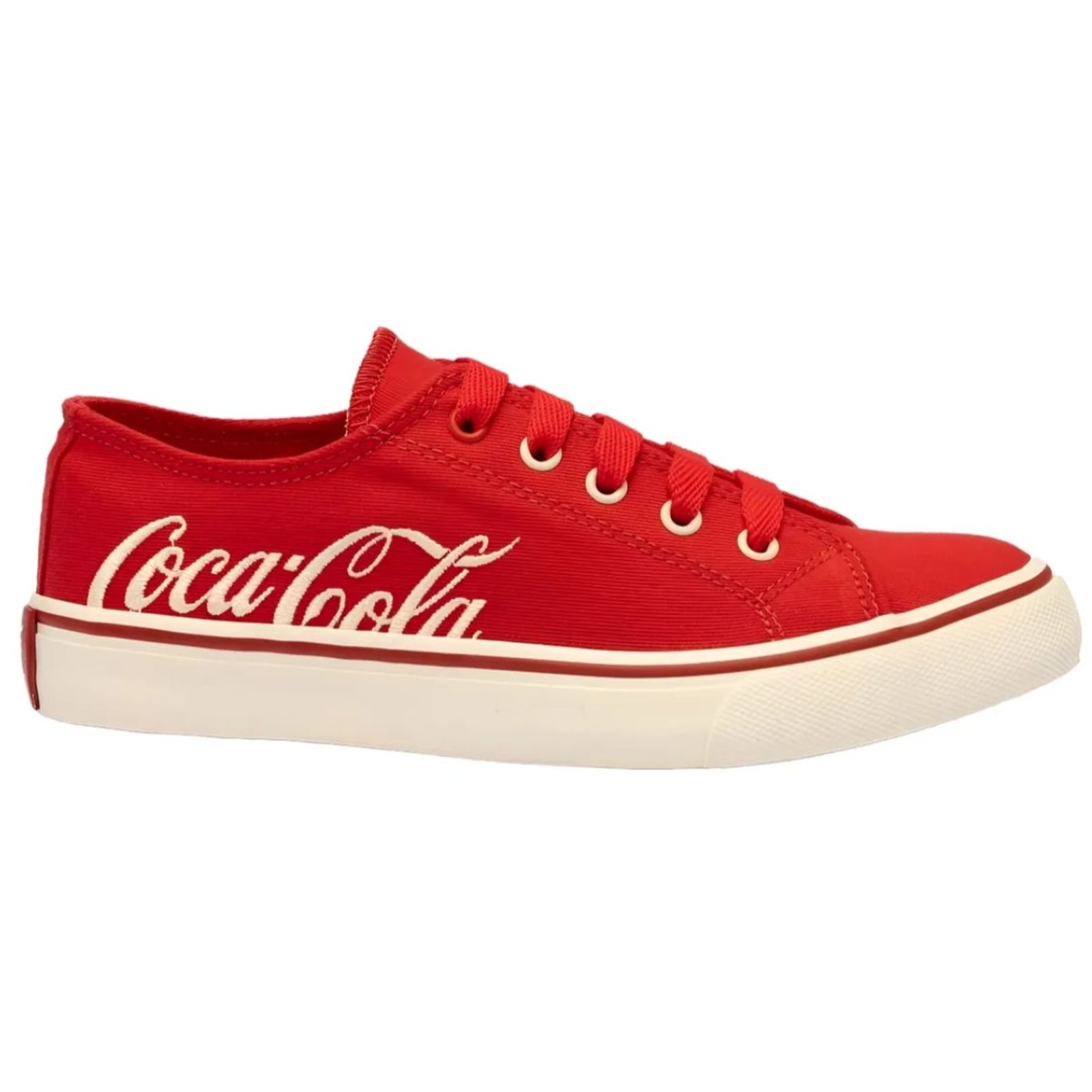 Imagem principal Tênis Coca Cola Wooster Canvas Feminino Coca-Cola vermelho