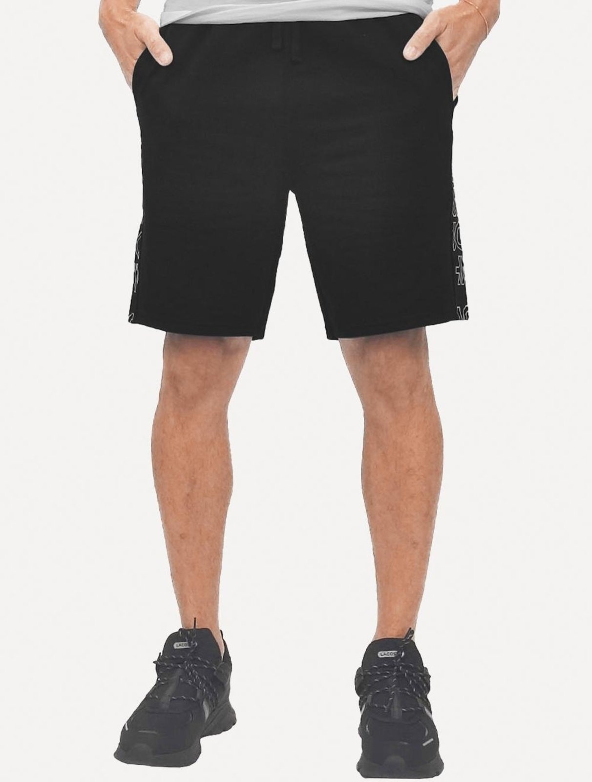 Imagem principal Bermuda John John Moletom Masculina Helsinki Black Preta John John preto black