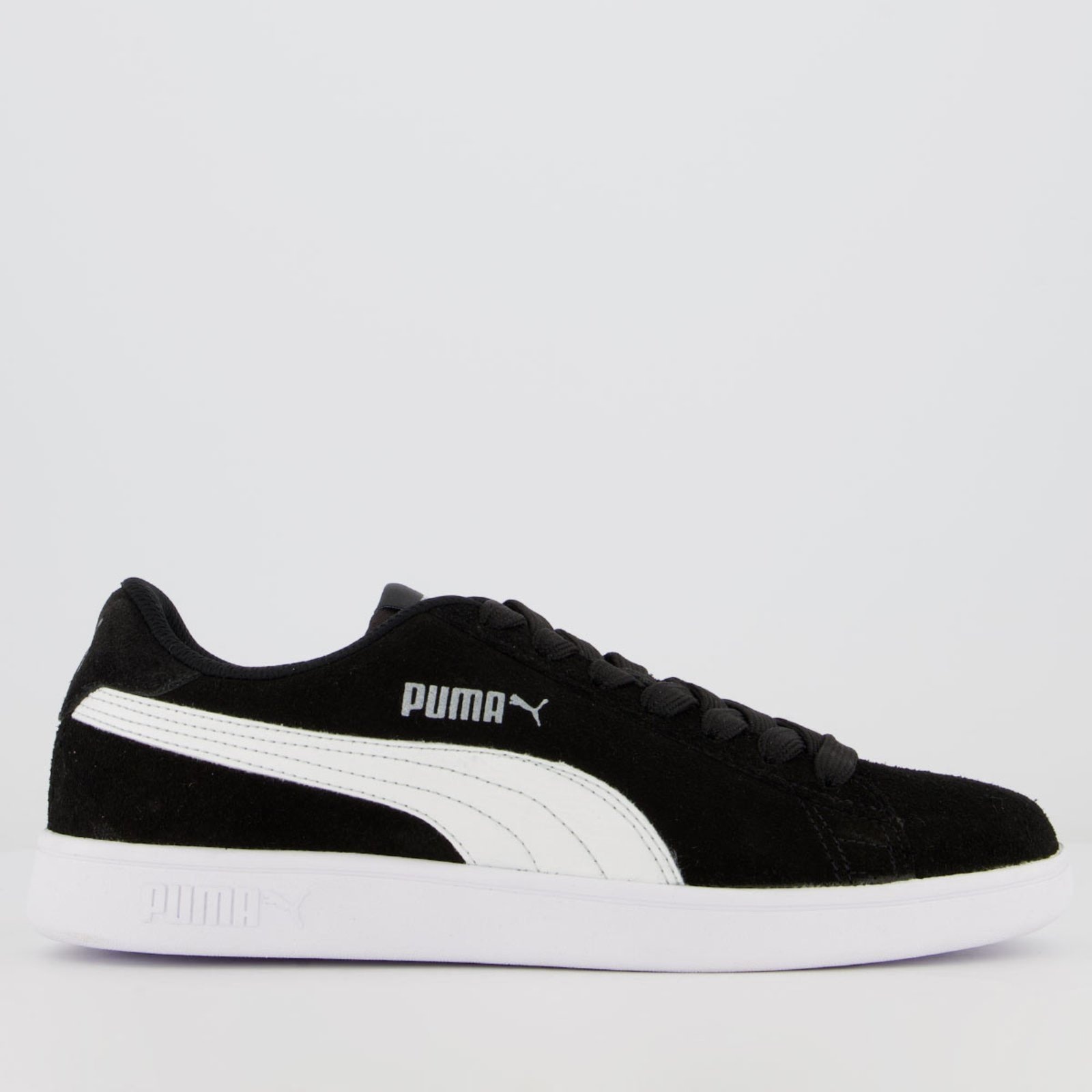 Imagem principal Tênis Puma Smash V2 BDP Feminino e Branco Puma preto