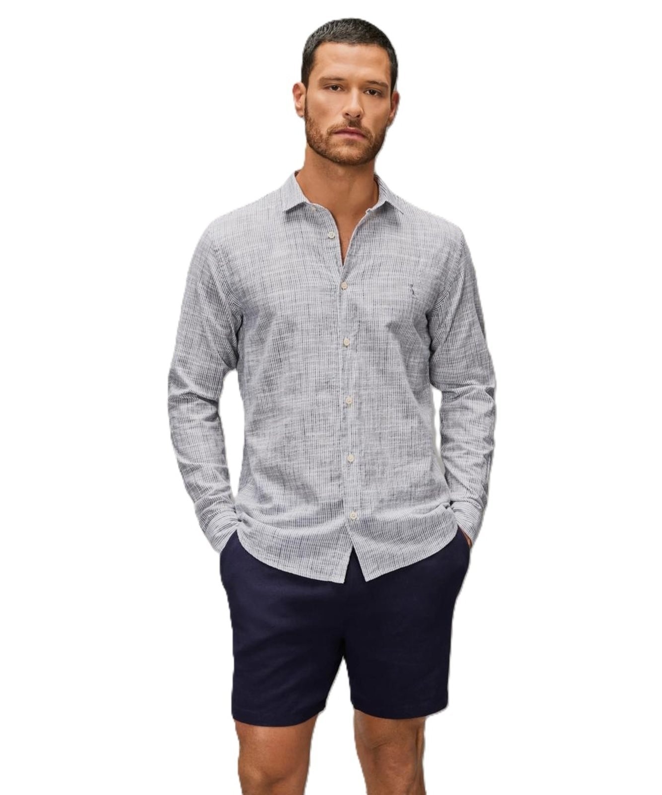 Imagem principal Camisa Listrada Regatta Reserva azul