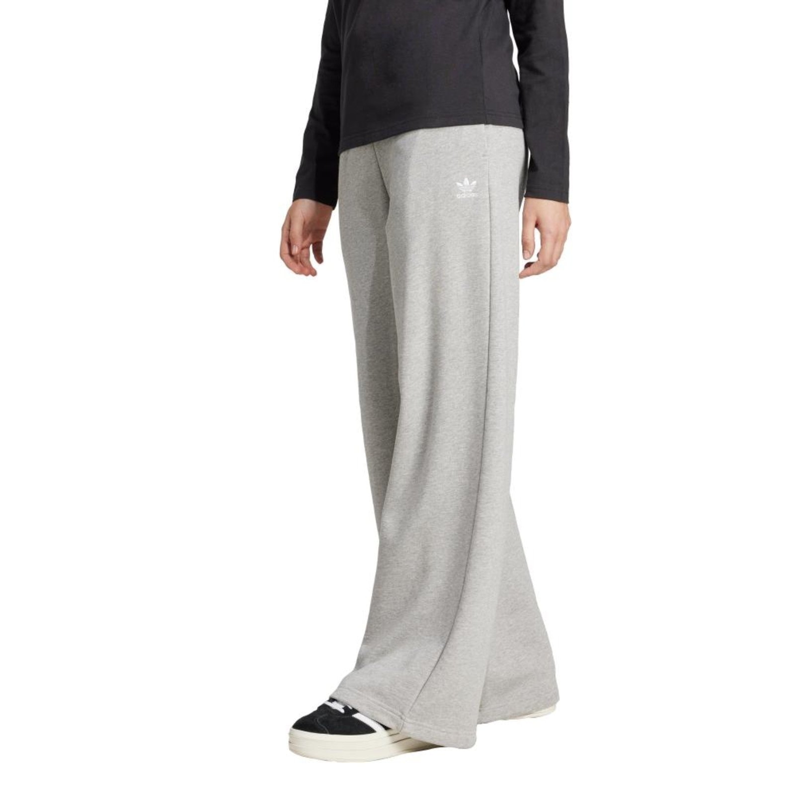 Imagem principal Calça Moletinho Wide Leg Essentials adidas Originals Adidas cinza