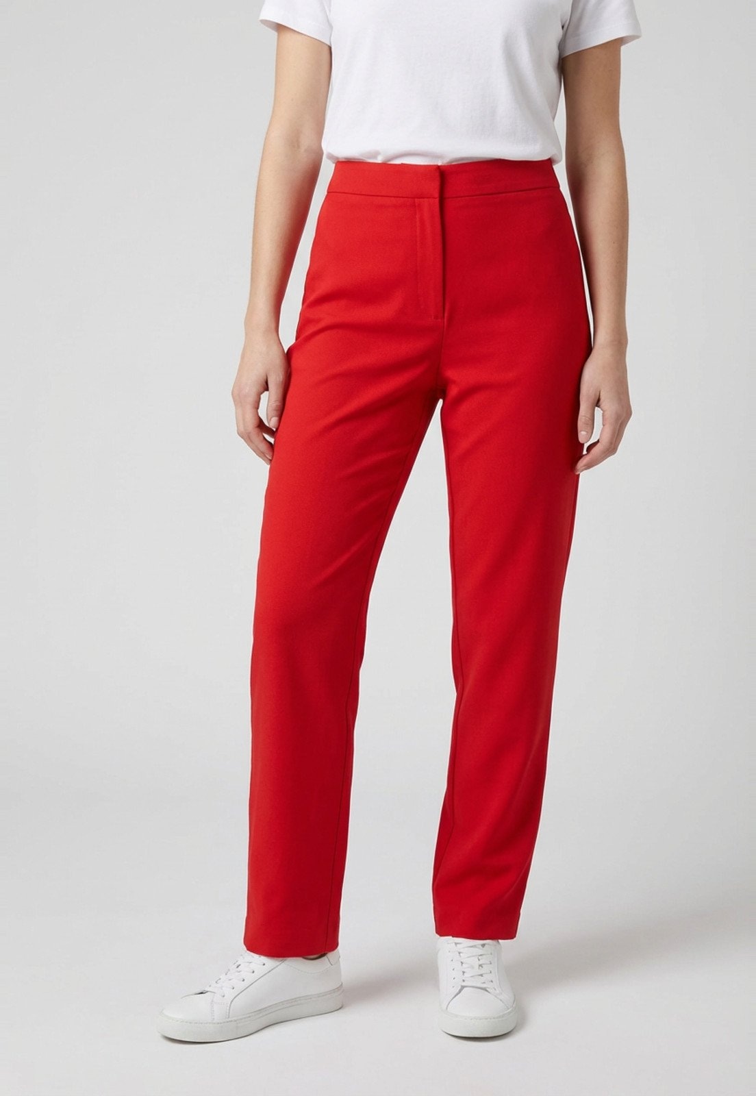 Imagem principal Calça Feminina Colcci Linho Reta Vermelha Colcci vermelho