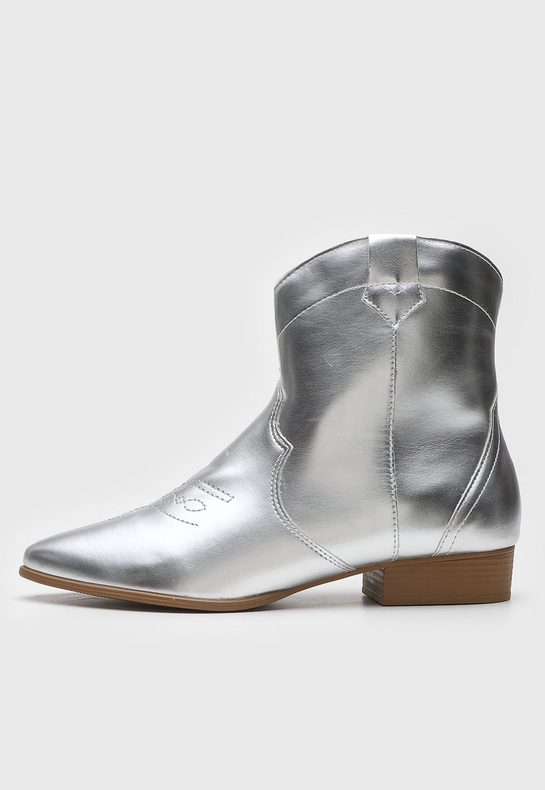 Imagem principal Bota Western Via Uno Cano Médio VIA UNO prata