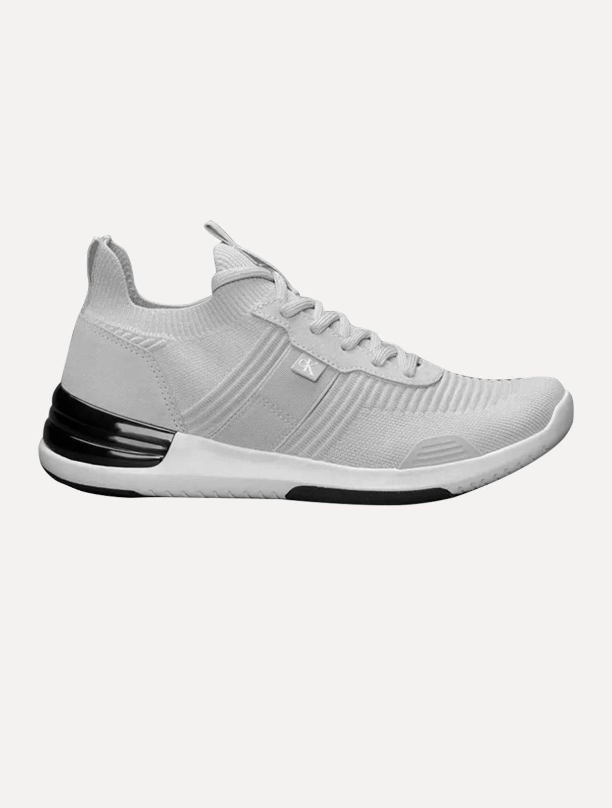 Imagem principal Tênis Calvin Klein Jeans Masculino Baixo Knitt Flexible Claro Calvin Klein cinza