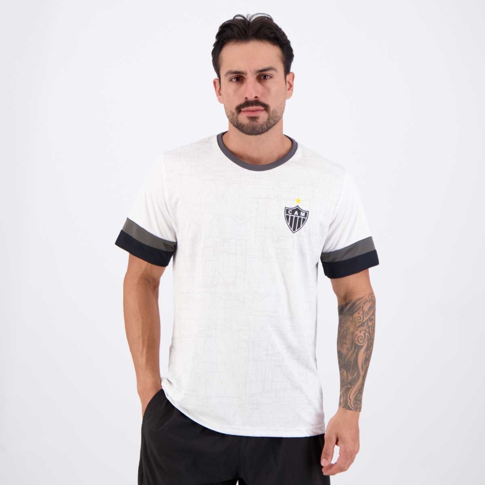 Imagem principal Camisa Atlético Mineiro Scatter Branca braziline branco