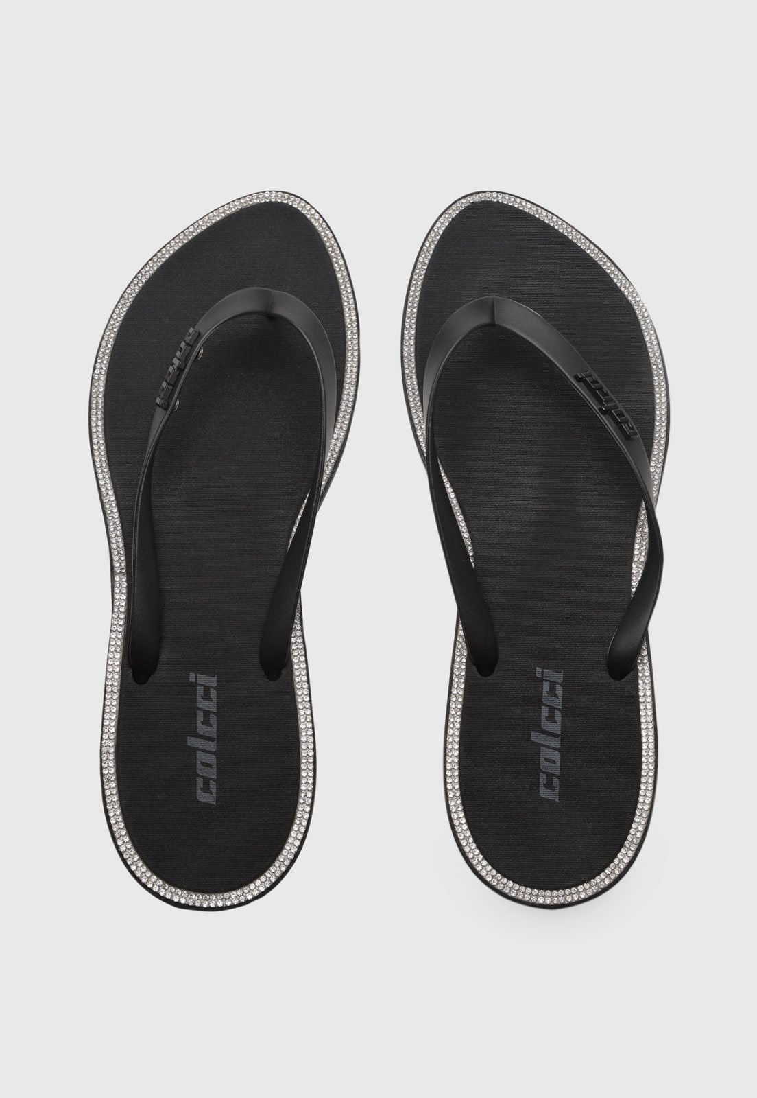 Imagem principal Chinelo Feminino Colcci Flat Logo Colcci preto