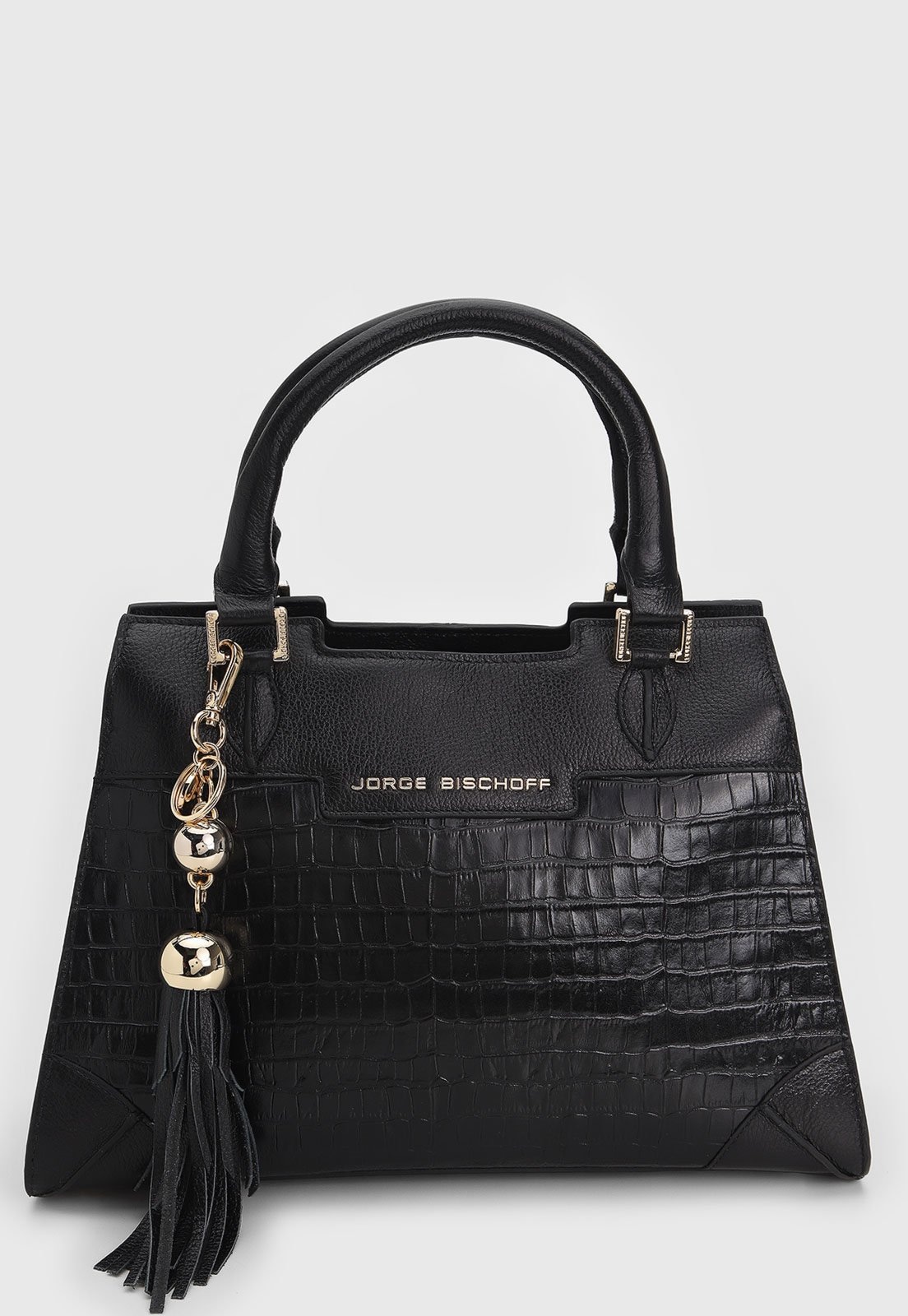 Imagem principal Bolsa Tiracolo Jorge Bischoff Croco Preta Jorge Bischoff preto