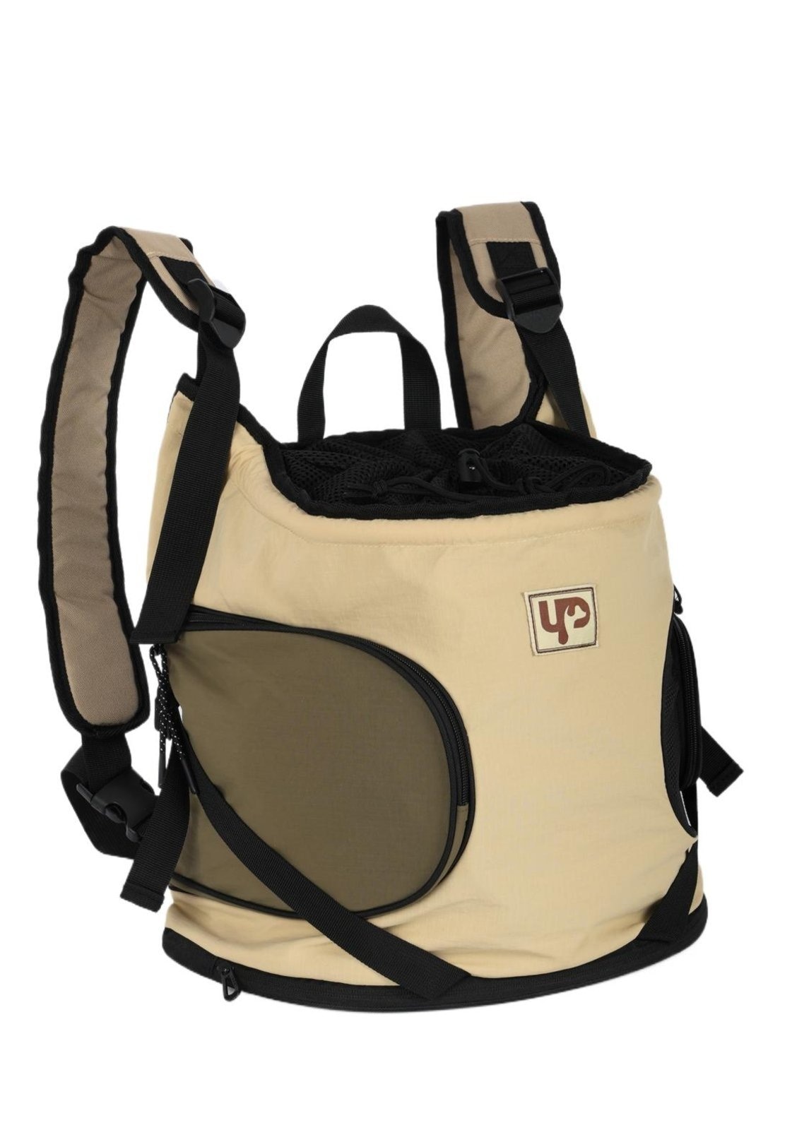 Imagem principal Infantil - Bolsa Canguru Pet Média para Passeio Ajustável Camp Up4you Up4you bege