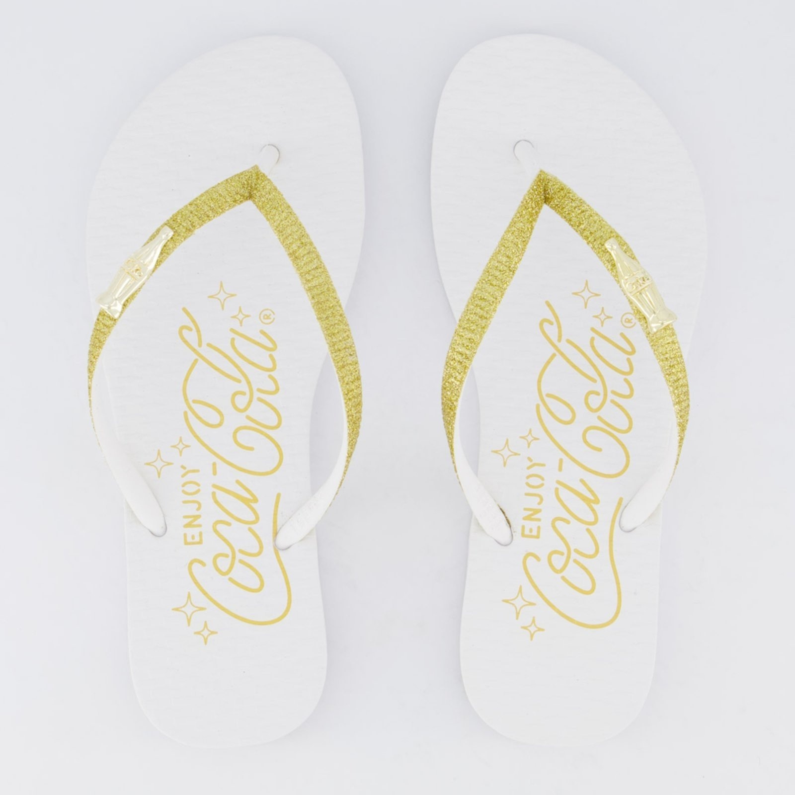 Imagem principal Chinelo Coca Cola Special Feminino Coca-Cola branco