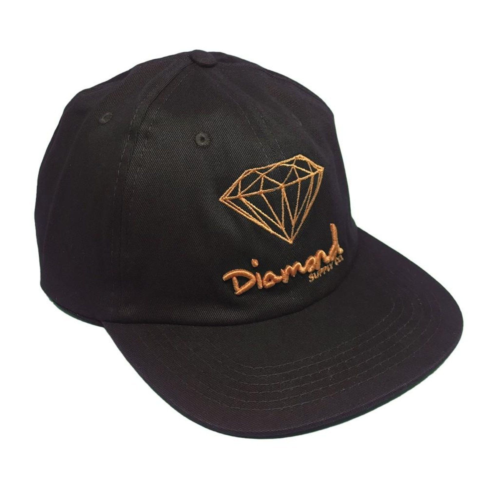 Imagem principal Boné Diamond Aba Curva OG Sign Unstructured Snapback Diamond marrom