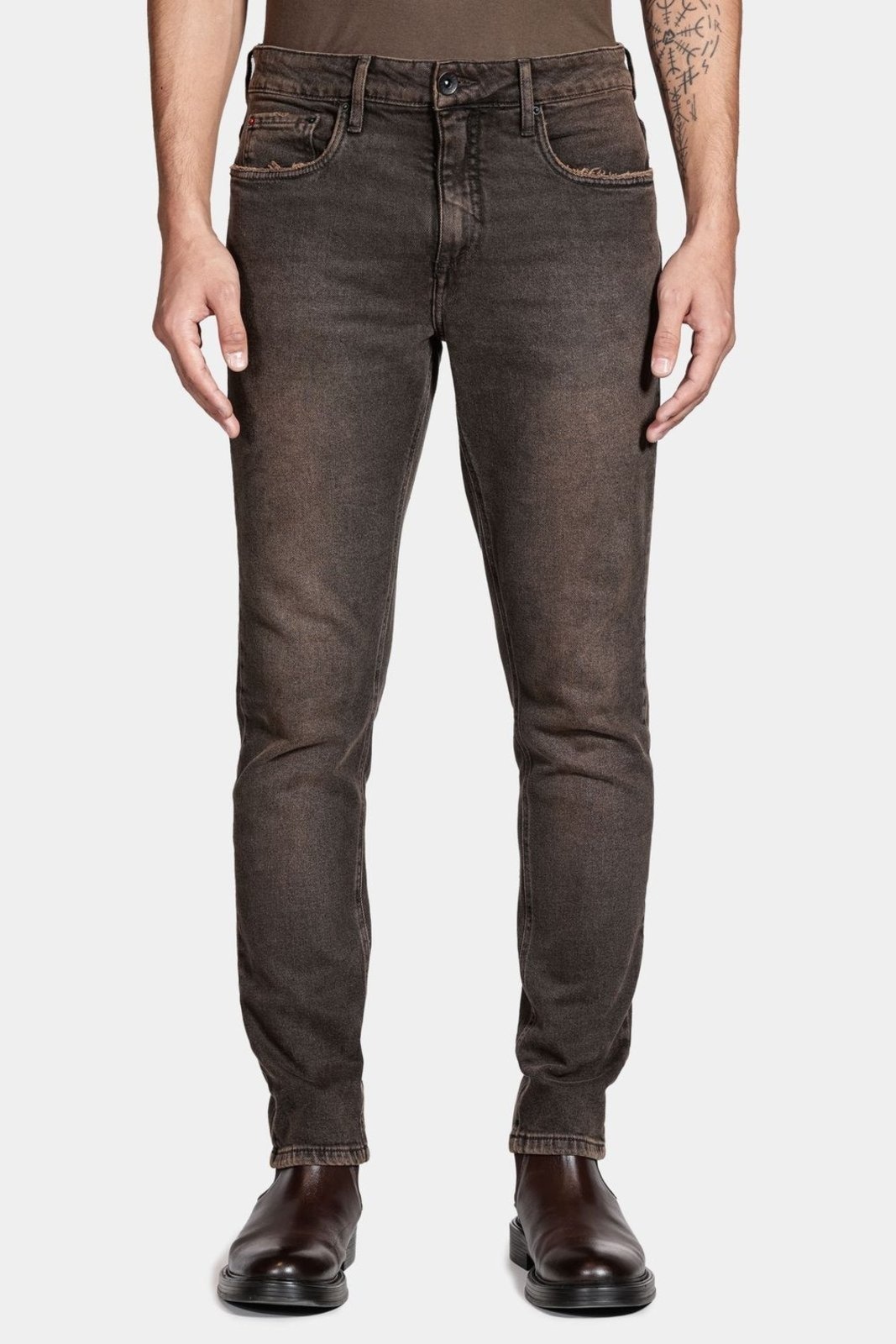 Imagem principal Calça Aramis Jeans Slim Red Black Dirty Preto Aramis preto red