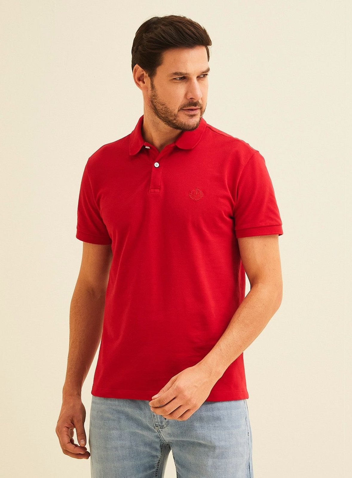 Imagem principal Polo Masculina Manga Curta Forum Philly Forum vermelho