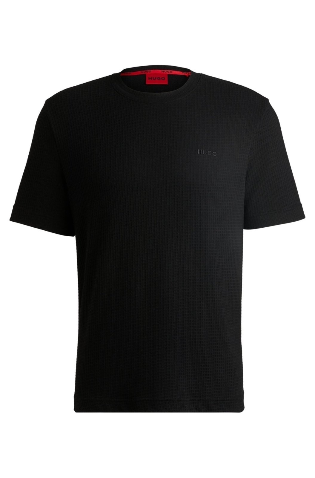 Imagem principal Camiseta De Pijama Com Logo Bordado HUGO preto