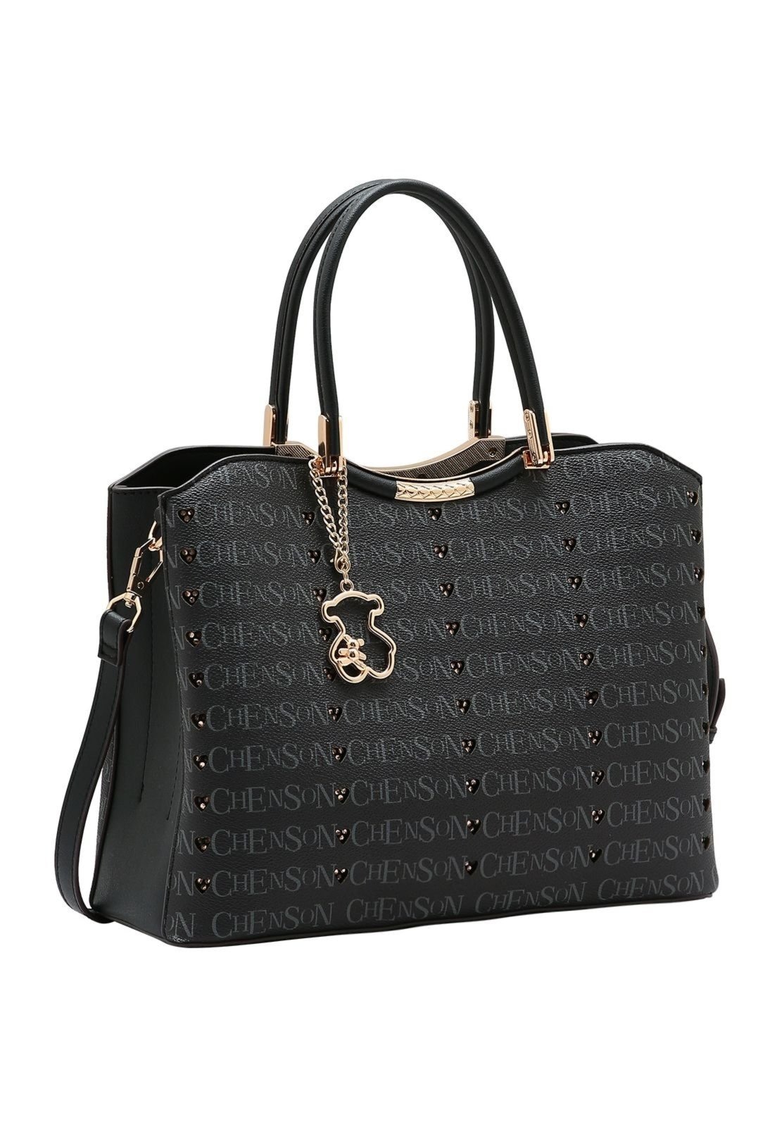 Imagem principal Bolsa Feminina Chenson Cristal Monograma 3485395 Chenson preto