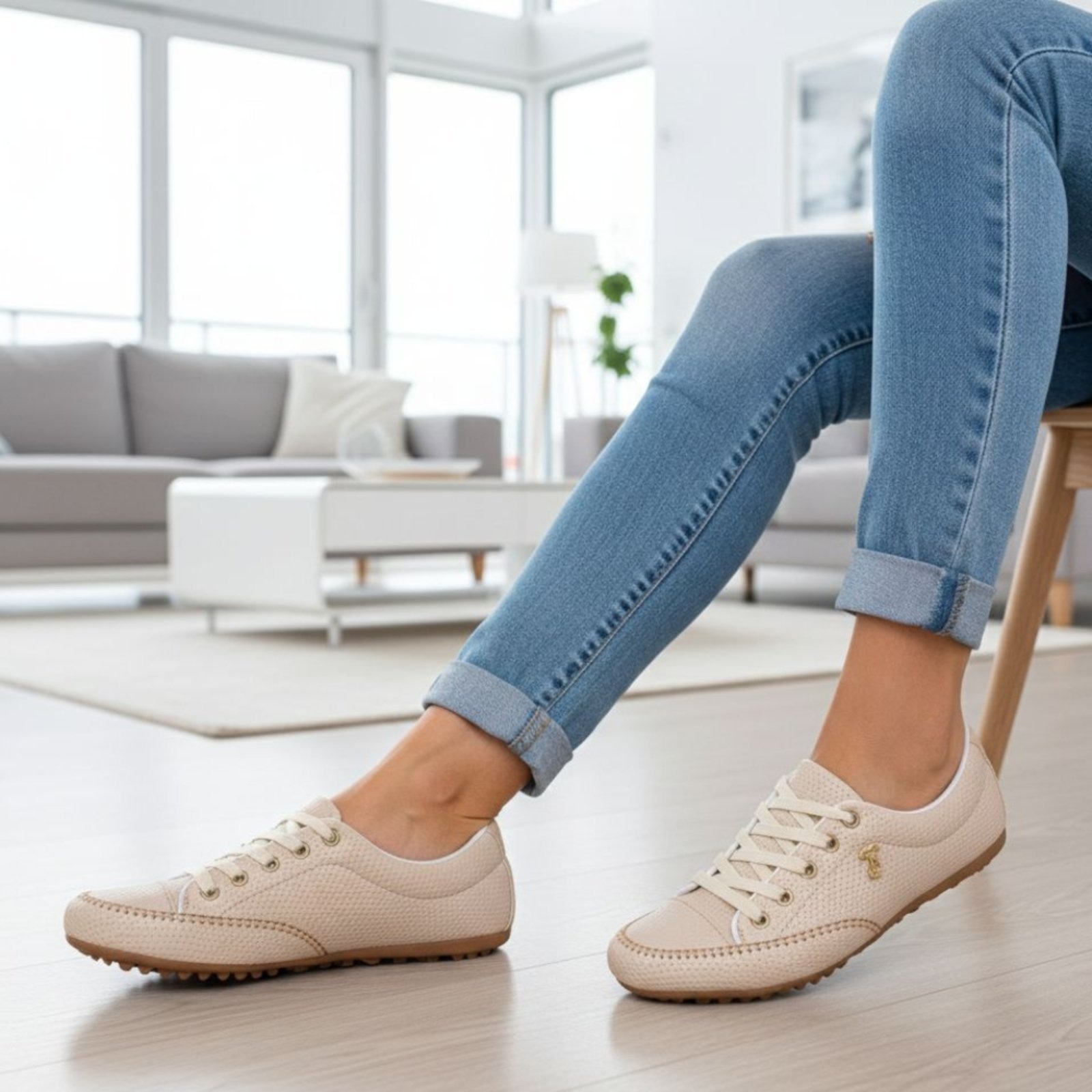 Imagem principal Tênis Feminino Bege Off White Gatinho ROMEU E JULIETA SHOES bege white