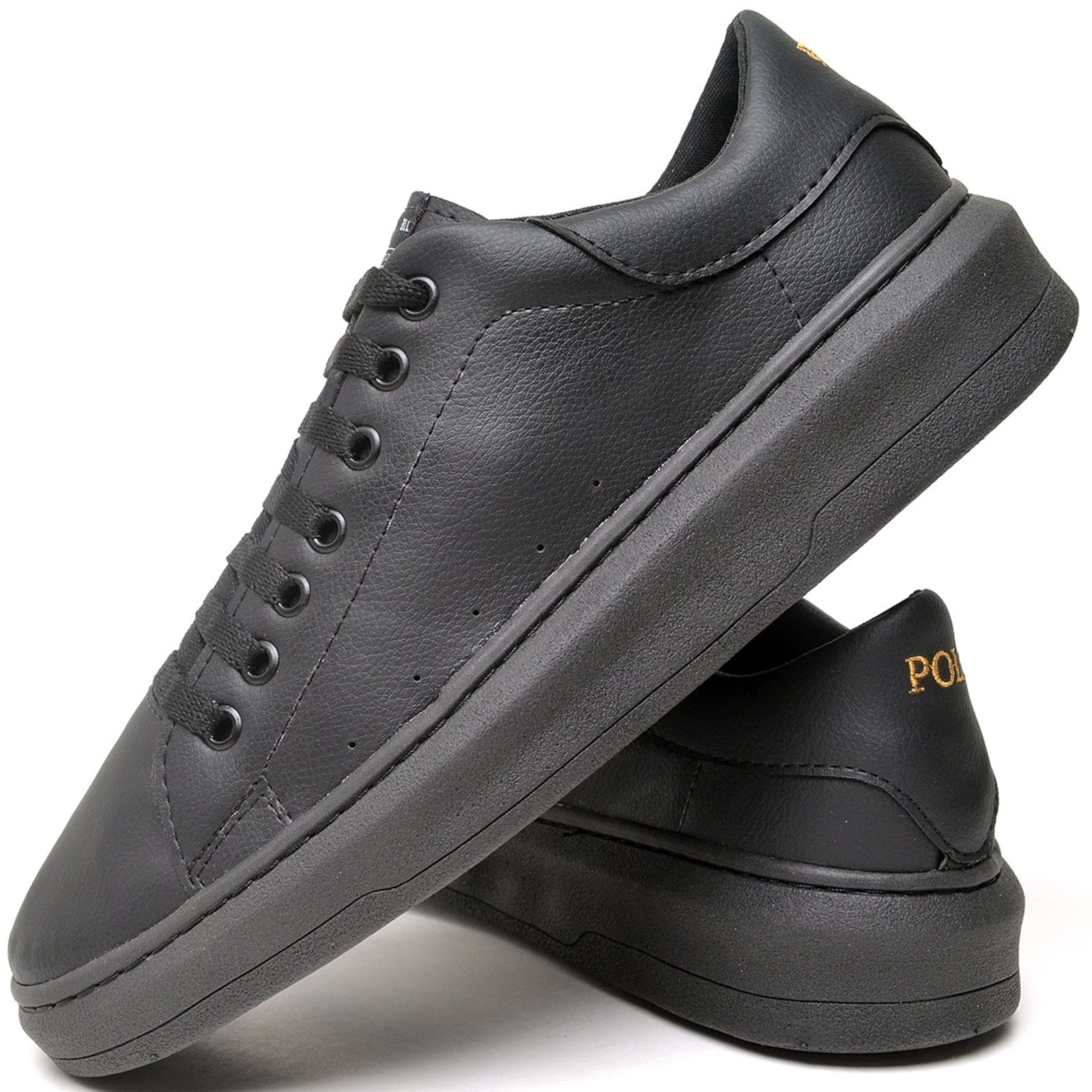 Imagem principal Tênis Masculino Adulto Juvenil Casual Oversized Polo Blu Confortável Preto Polo Blu preto blu