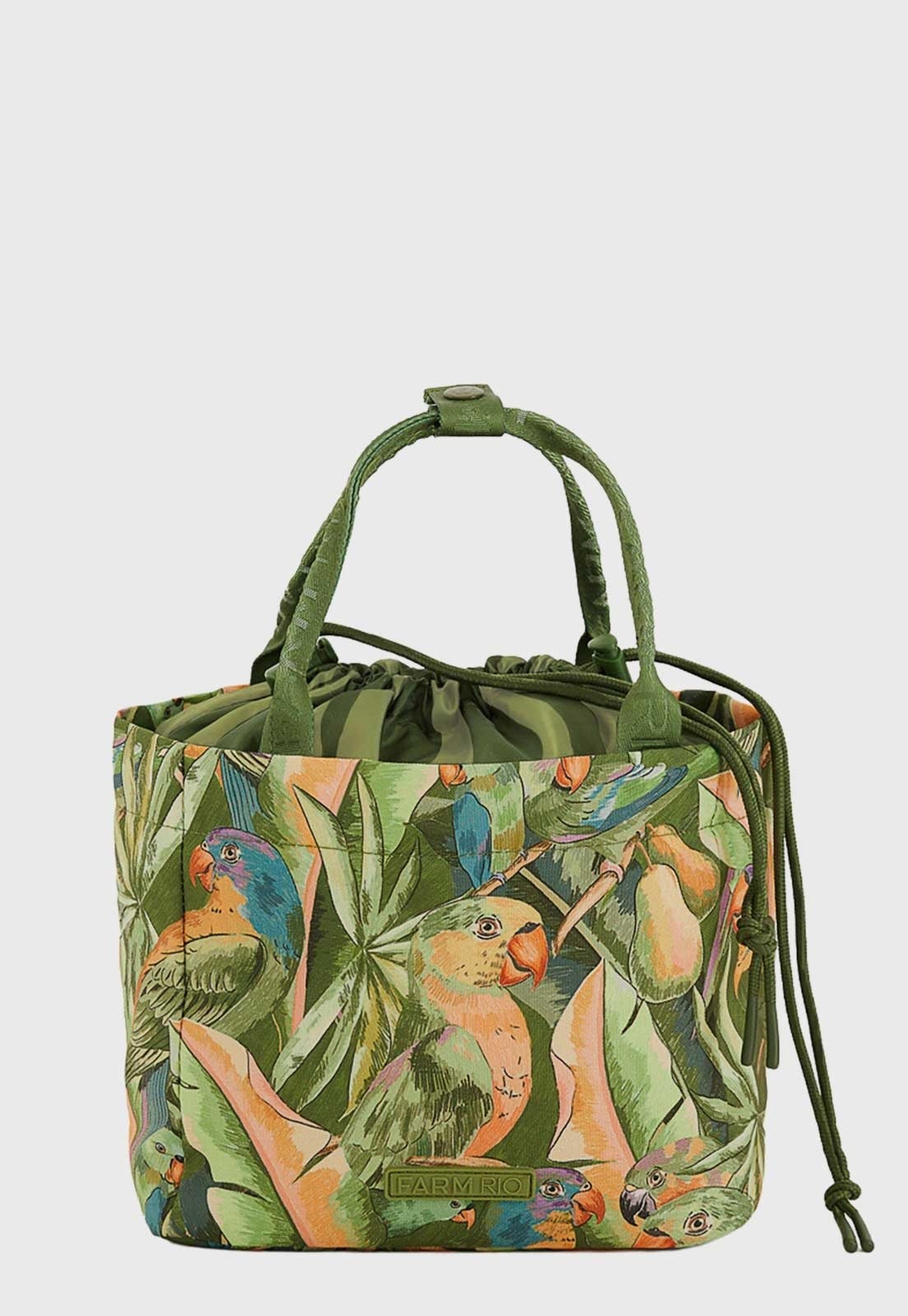 Imagem principal Necessaire FARM Ziriguidum Flores Estampa Tropical FARM verde