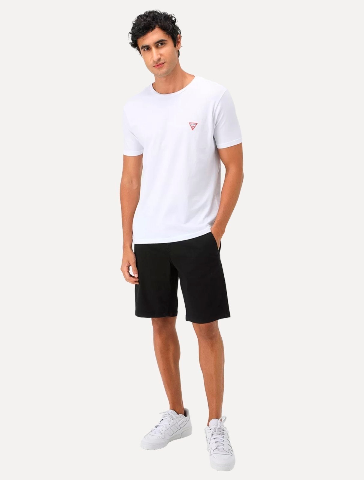 Imagem principal Bermuda Guess Masculina Chino Stretch Preta Guess preto