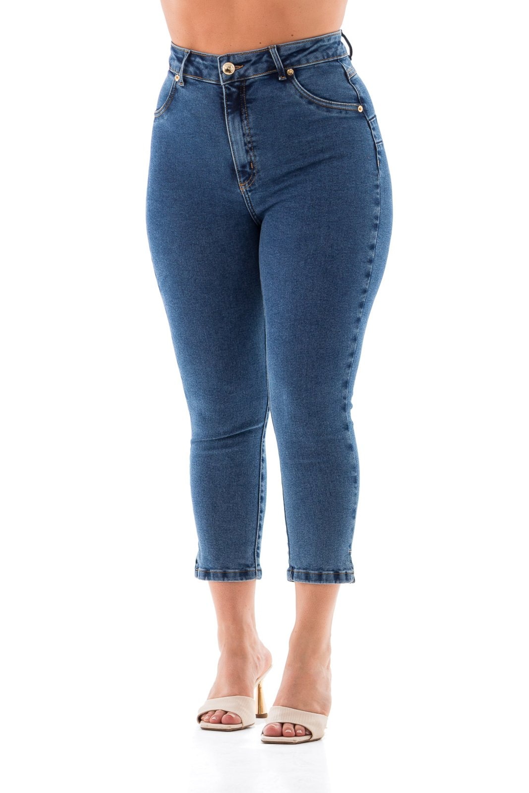 Imagem principal Capri Feminina Arauto Hot Pants ARAUTO JEANS azul/jeans