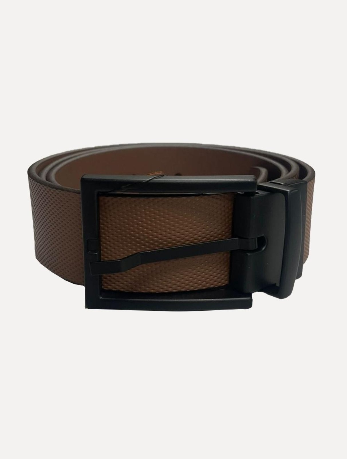 Imagem principal Cinto Reserva Masculino Couro Dupla Face Texture Rajado Marrom Reserva incolor