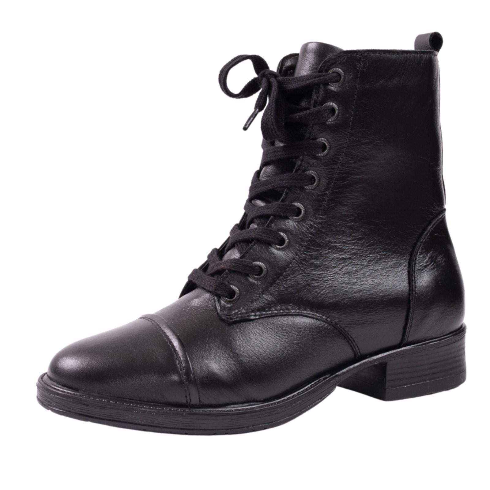 Imagem principal Bota Coturno Tratorada Couro Tellini Store TELLINI STORE preto