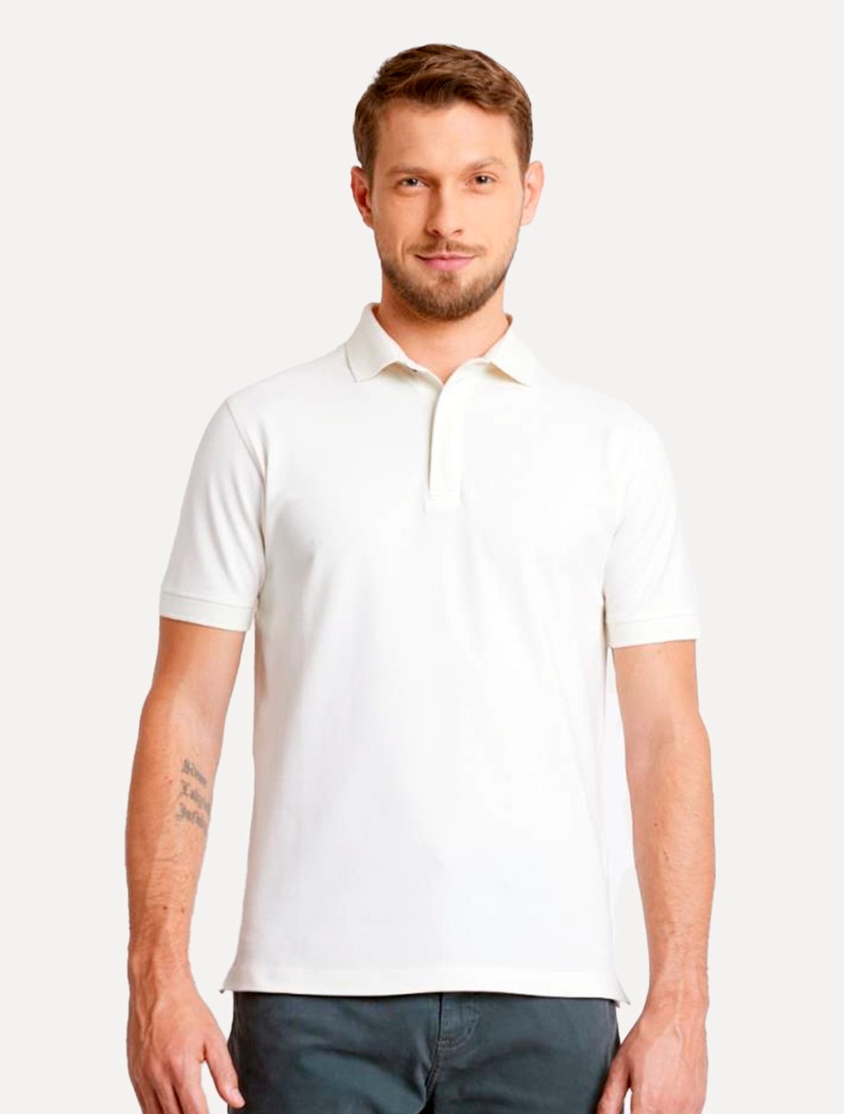 Imagem principal Polo Aramis Masculina Piquet Colorfix Light Off-White Aramis off-white white