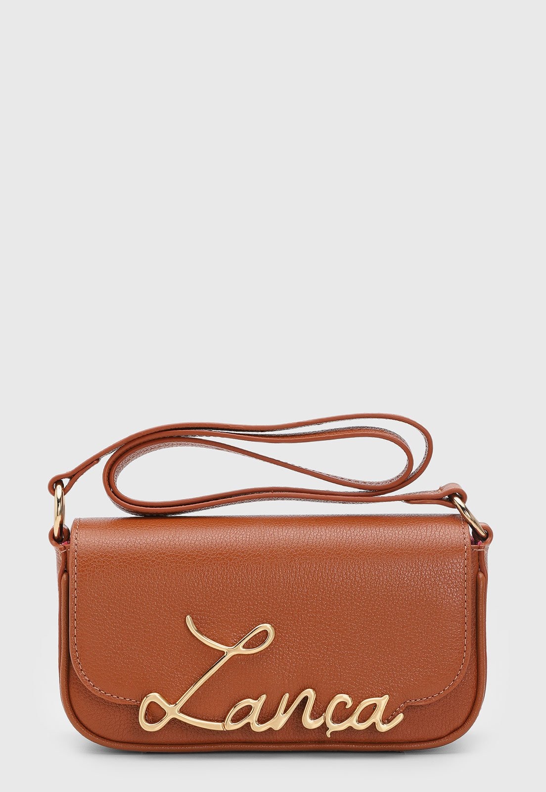 Imagem principal Bolsa Feminina Lança Perfume Logo Metalizado Lança Perfume caramelo